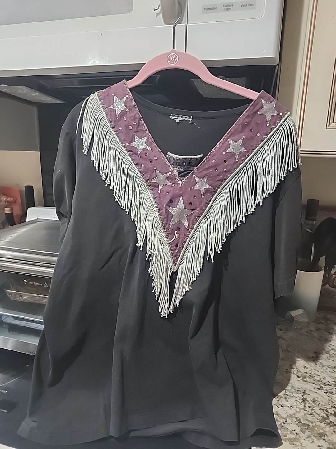 Vintage 90s Movie Lk Thelma & Louise western Womens T Shirt Fringe Med L XL USA