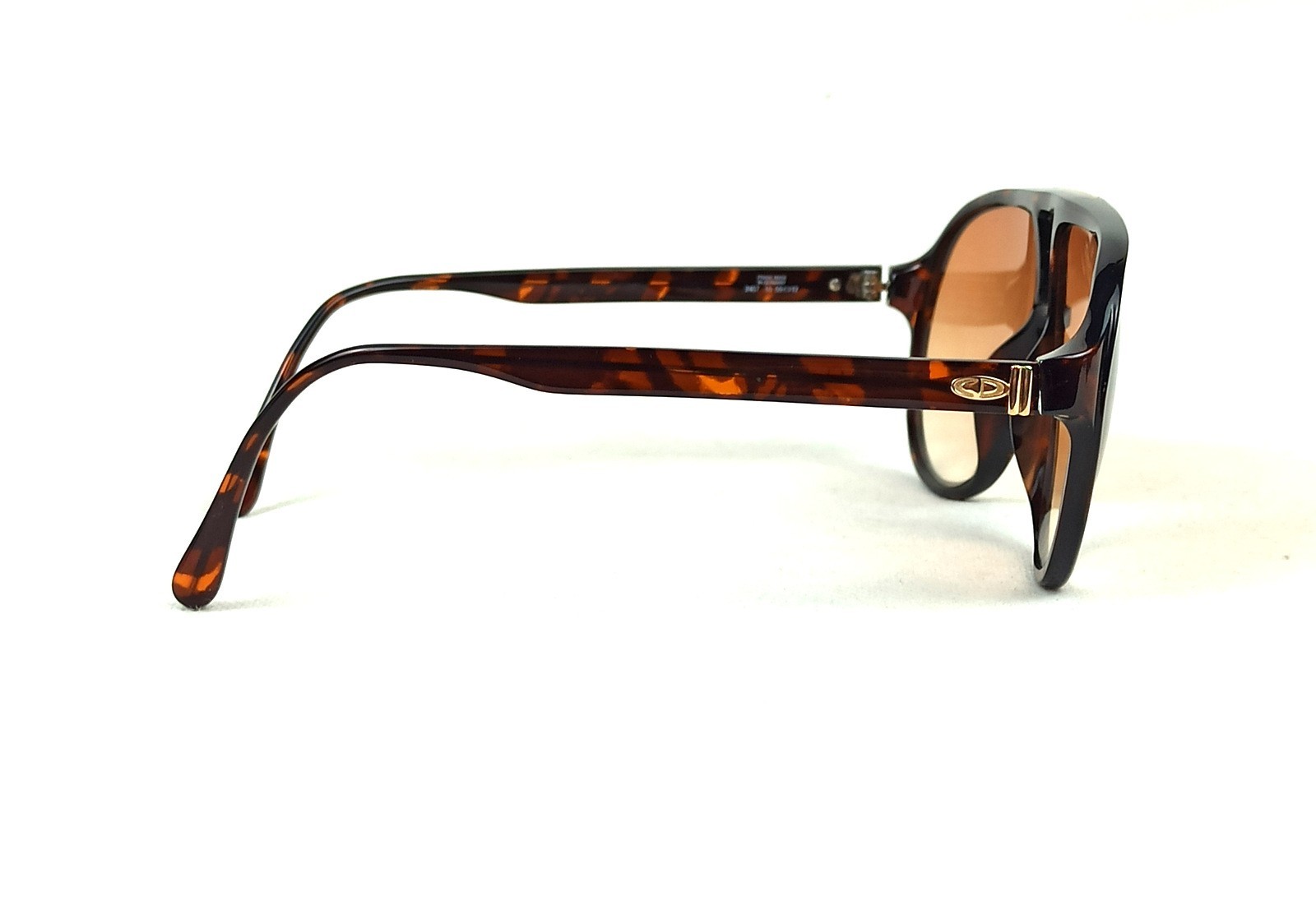 NOS CHRISTIAN DIOR WEST GERMANY MILITARY SUNGLASSES VINTAGE 70s PILOT 2457 10
