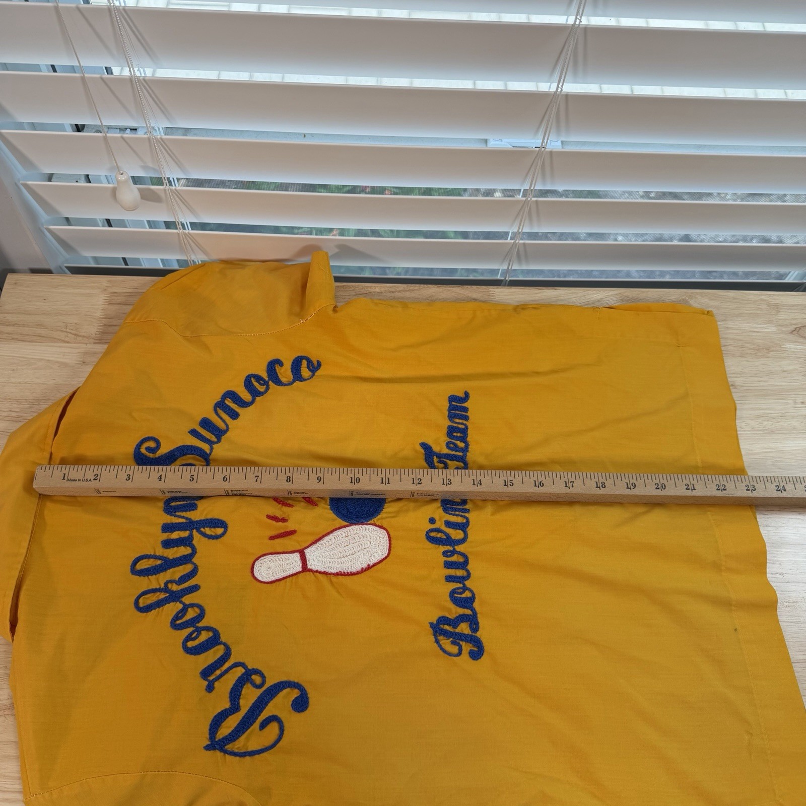 Vtg Brooklyn Sunoco Womens Bowling Shirt Sz Medium 60s 70s Chain Stitch 200 Club