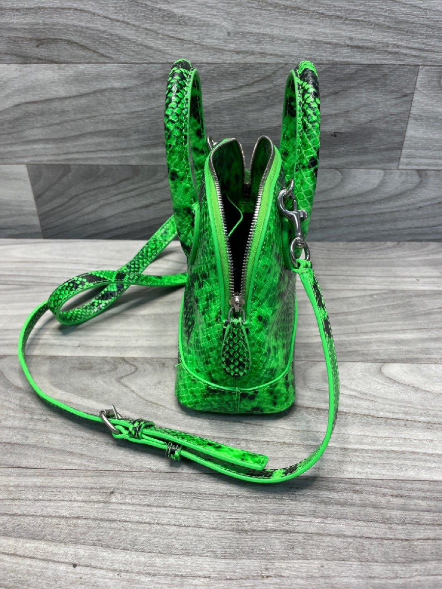 Balenciaga Green Snakeskin Ville Mini Top Handle Bag (A1D015248)