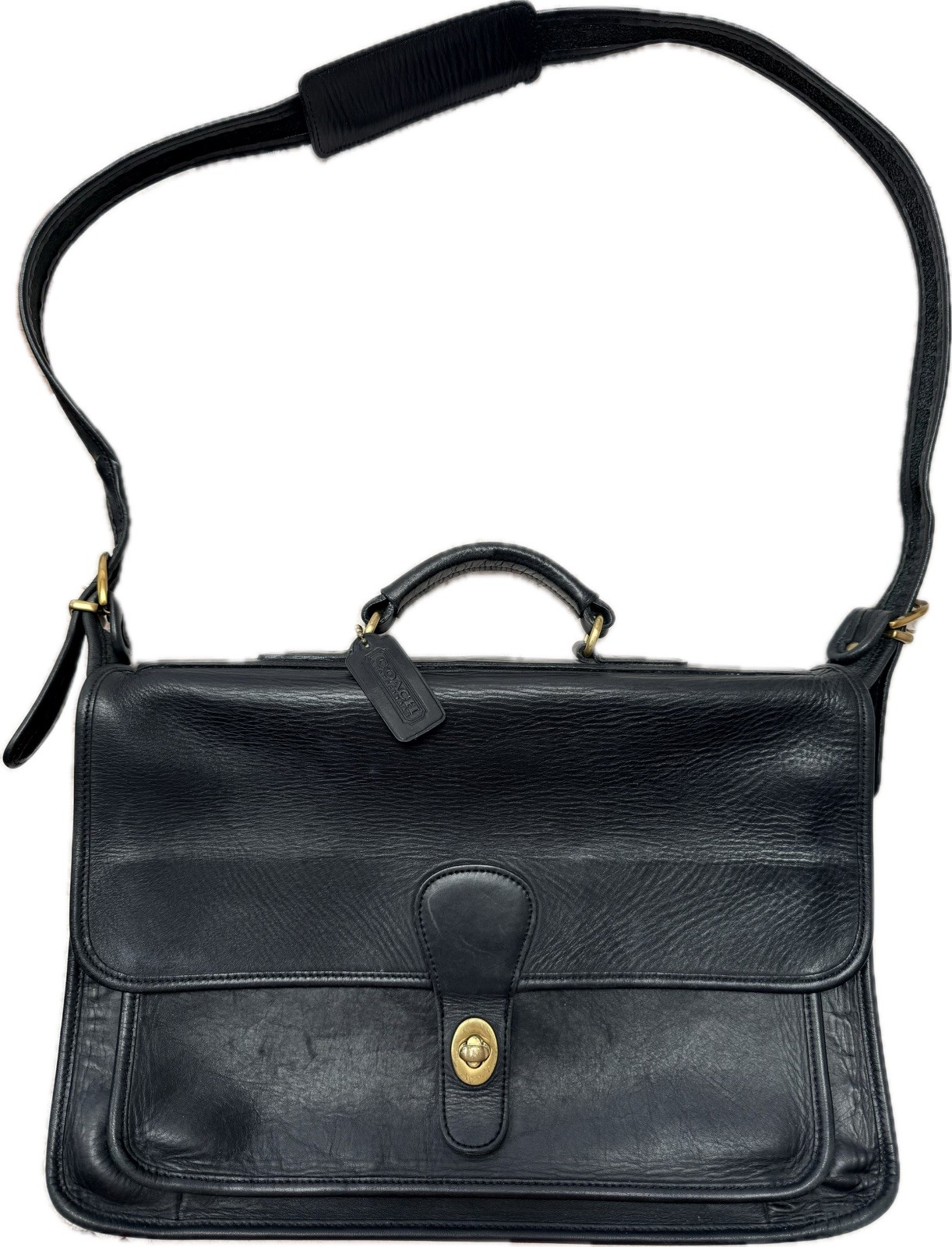 COACH Vintage Unisex Metropolitan Leather Briefcase Messenger Bag 5180 – EUC