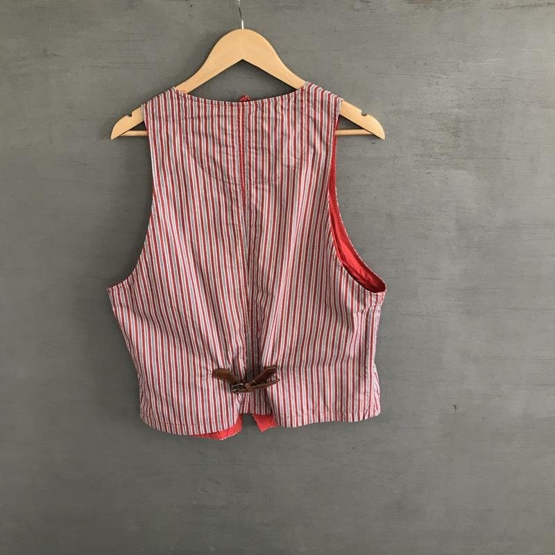 Men Luis Trenker Vest Multicolor Cotton 38 / M /