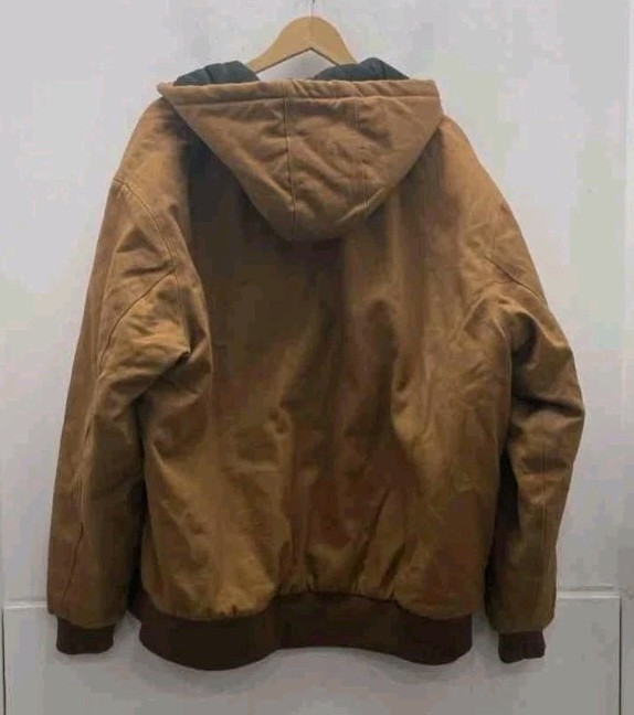 Wells Lamont ~ Mens Tan Long Sleeve Work Coat Jacket Insulated Size XL