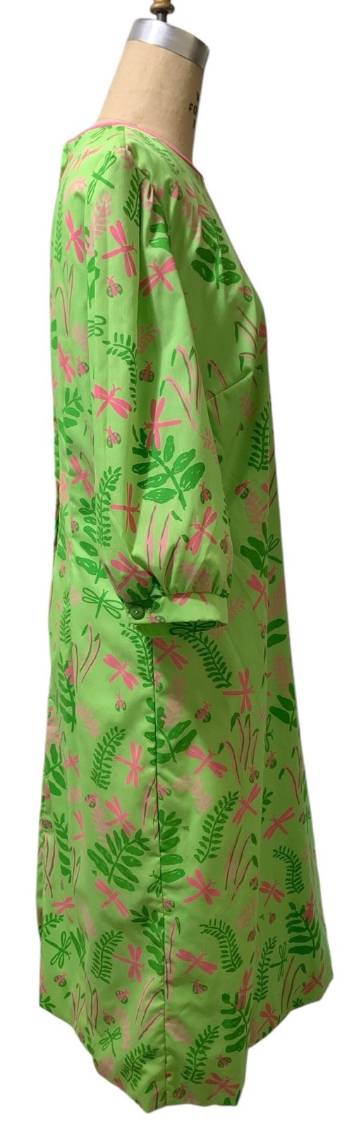 VESTED GENTRESS Vintage 70s/80s Women’s Shift Dress – Sz 18 L/XL – Dragonflies