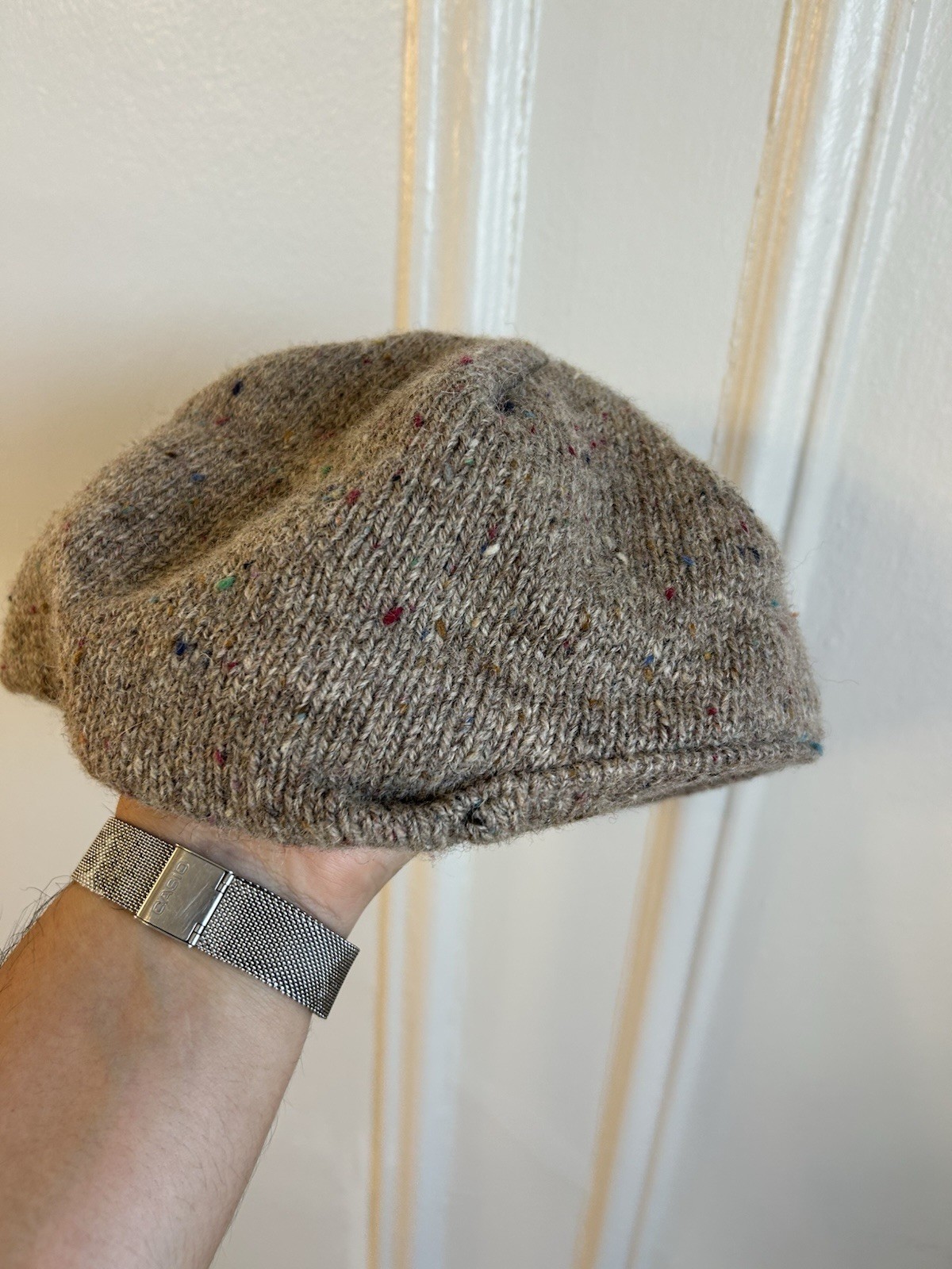 Vintage 70s Pendleton Woolen Mills Cap Made In USA 100% Virgin Wool Sand Beige