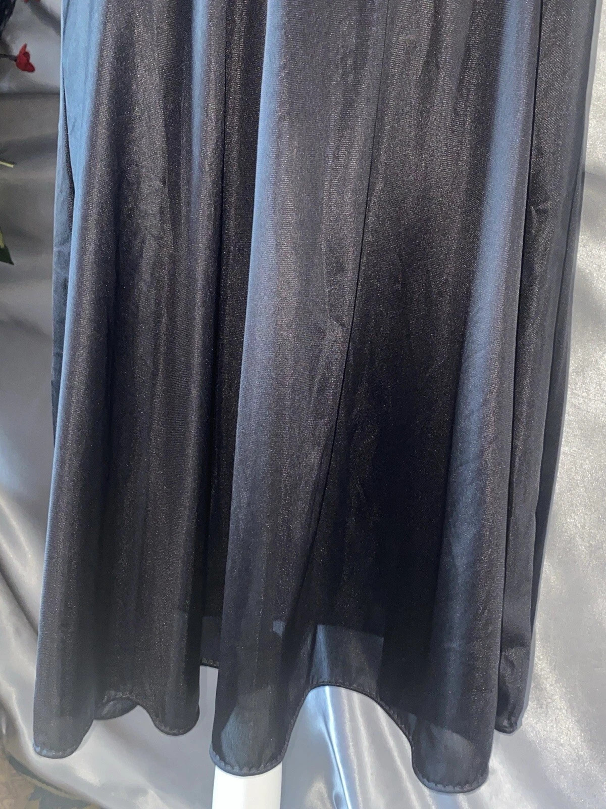 VTG SILKY Nylon Twist Negligee Nightgown Gown Bombshell Shimmery 40s style S