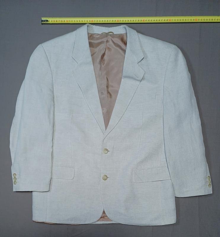 Men Paolo Negrato Blazer White Viscose 38 / M / 46