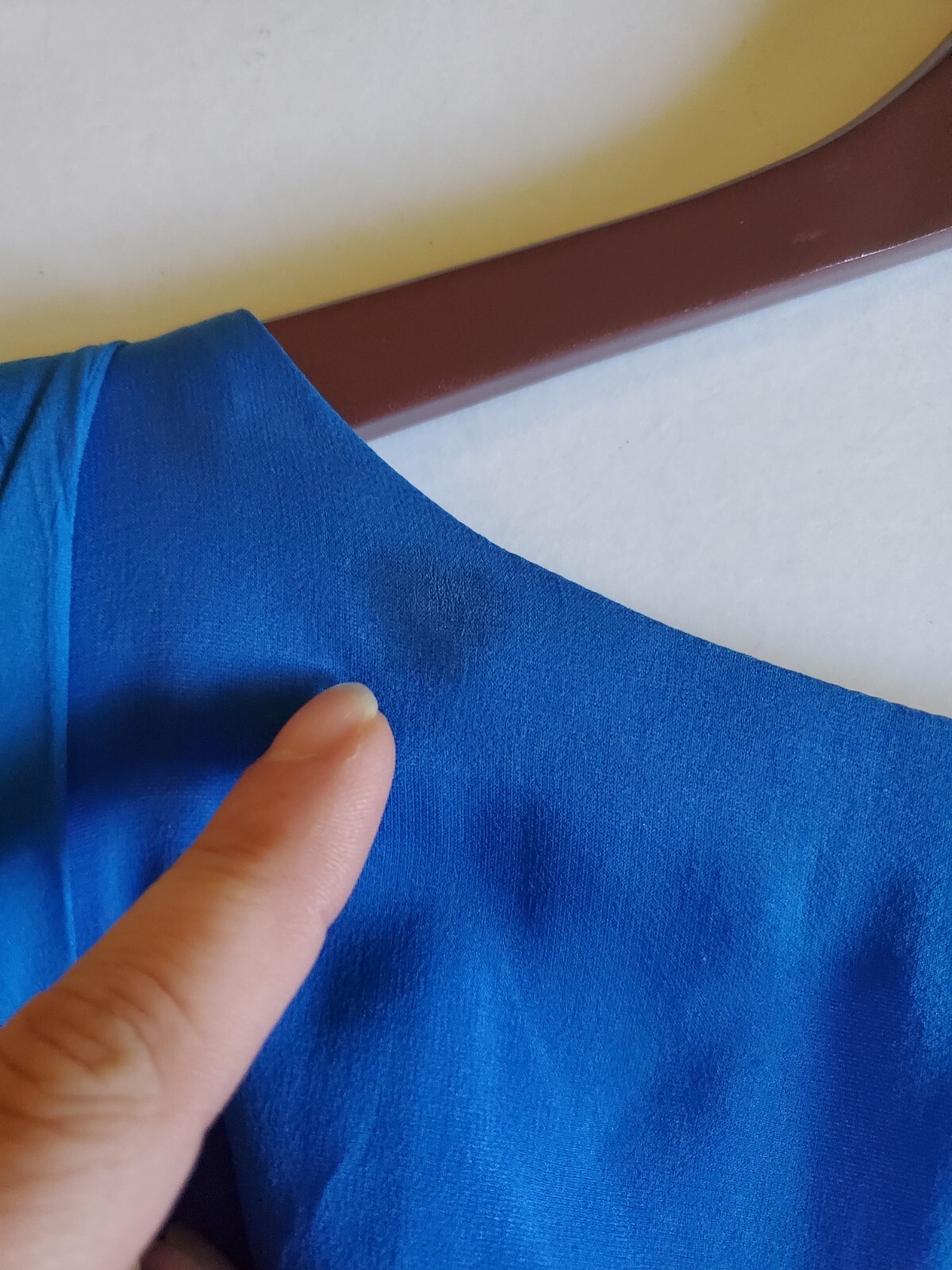 Vintage 1950s 60s ELINOR GAY Blue Party Formal Dress 26″ Waist