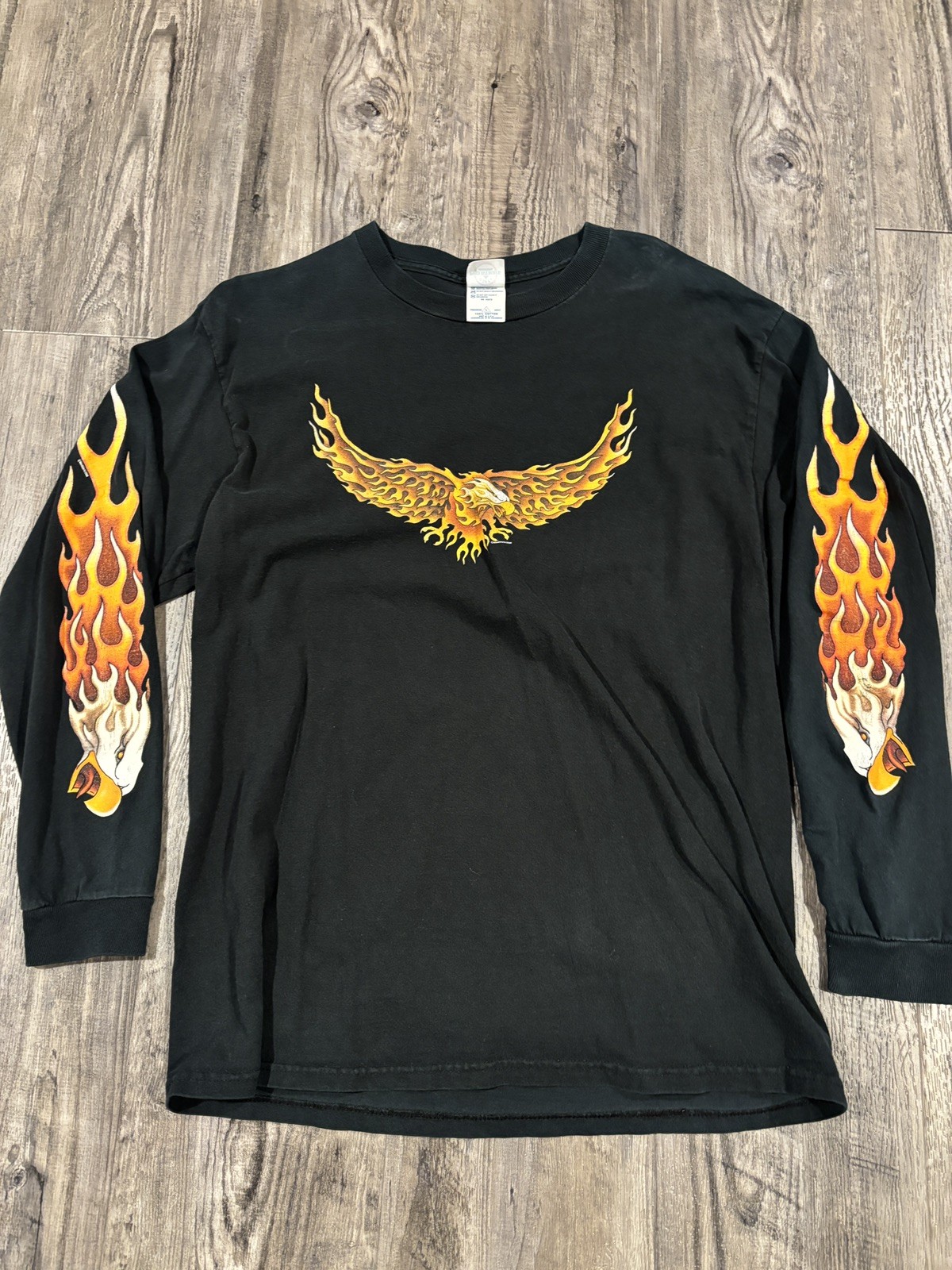 OLD&VINTAGE 2000 EAGLE FLAME DOUBLE ARM PRINT LS DELTA L