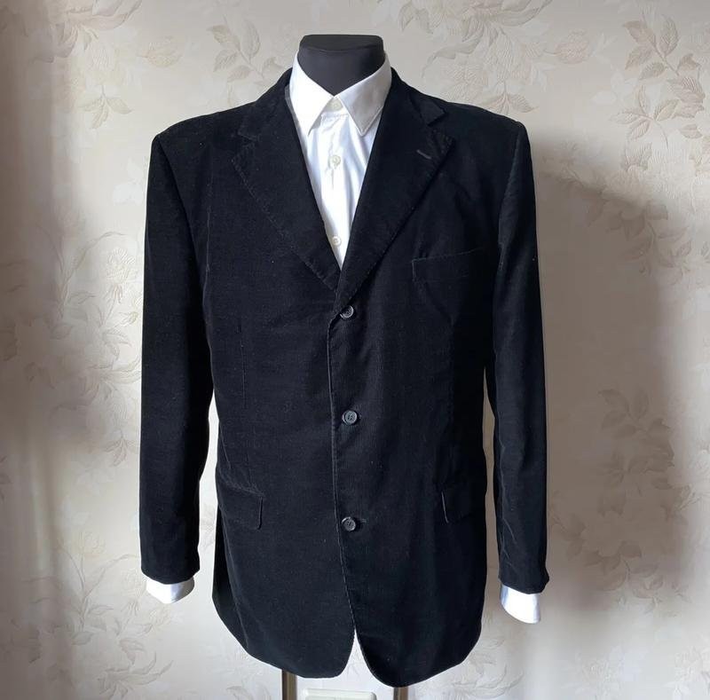 Men Baldessarini blazer black velvet 44 / XXL / 52