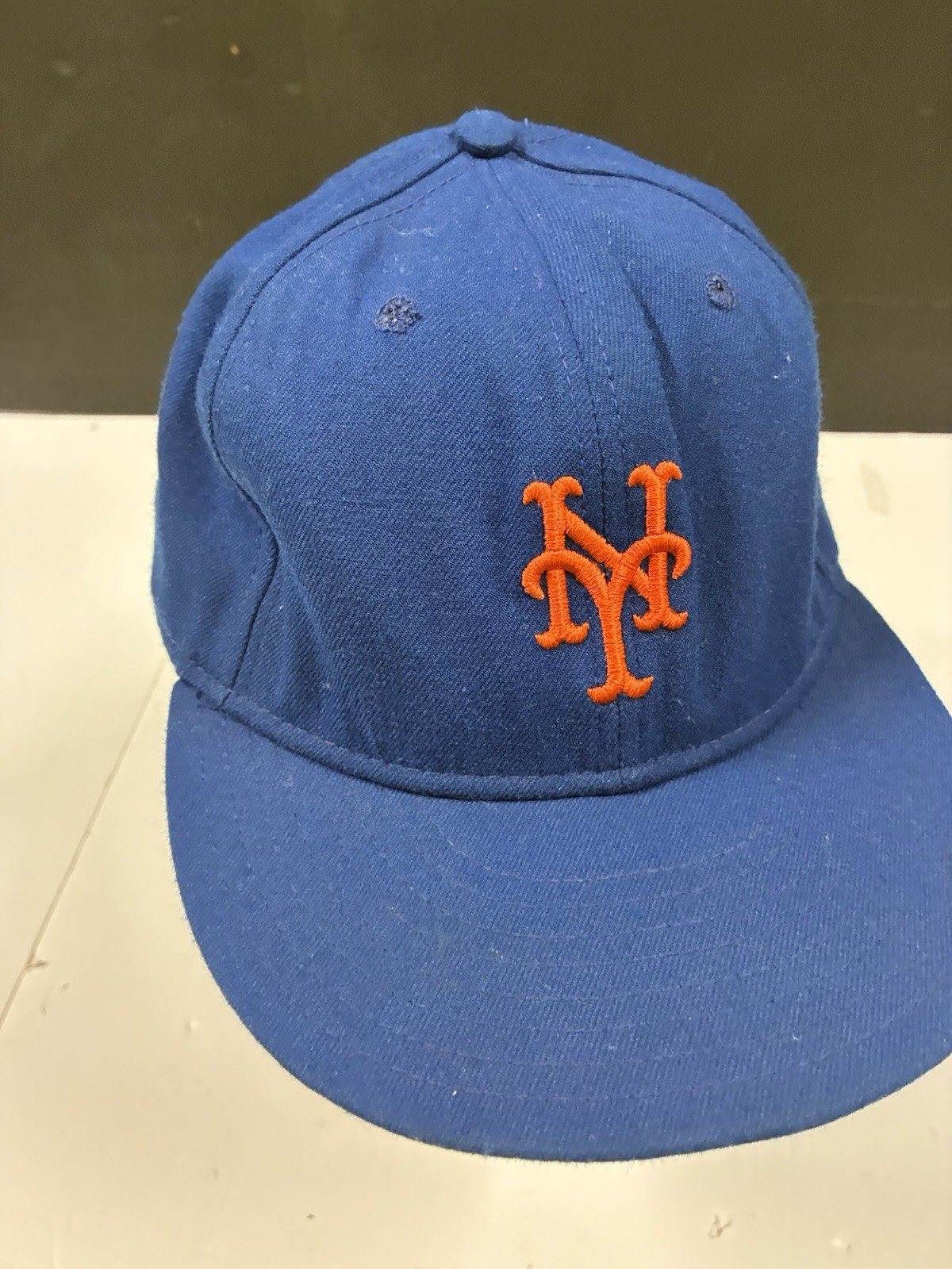 Vintage NEW YORK METS Authentic Diamond Coll. NEW ERA Pro Model HAT 7 3/8