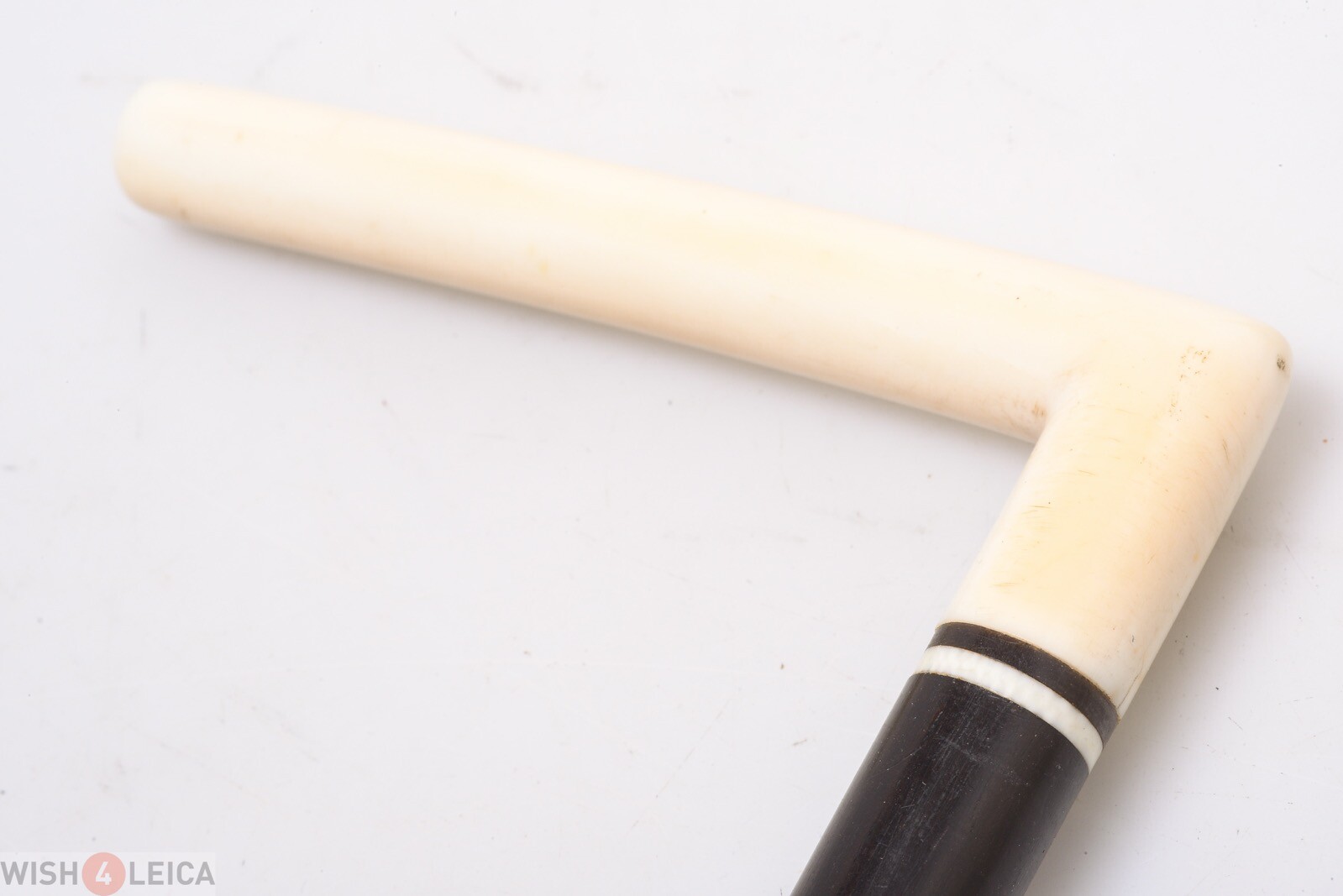 ✅ ANTIQUE CANE EBONISED WOOD WALKING STICK SWAGGER 13MM, 0.5” THIN 86.5CM, 34”