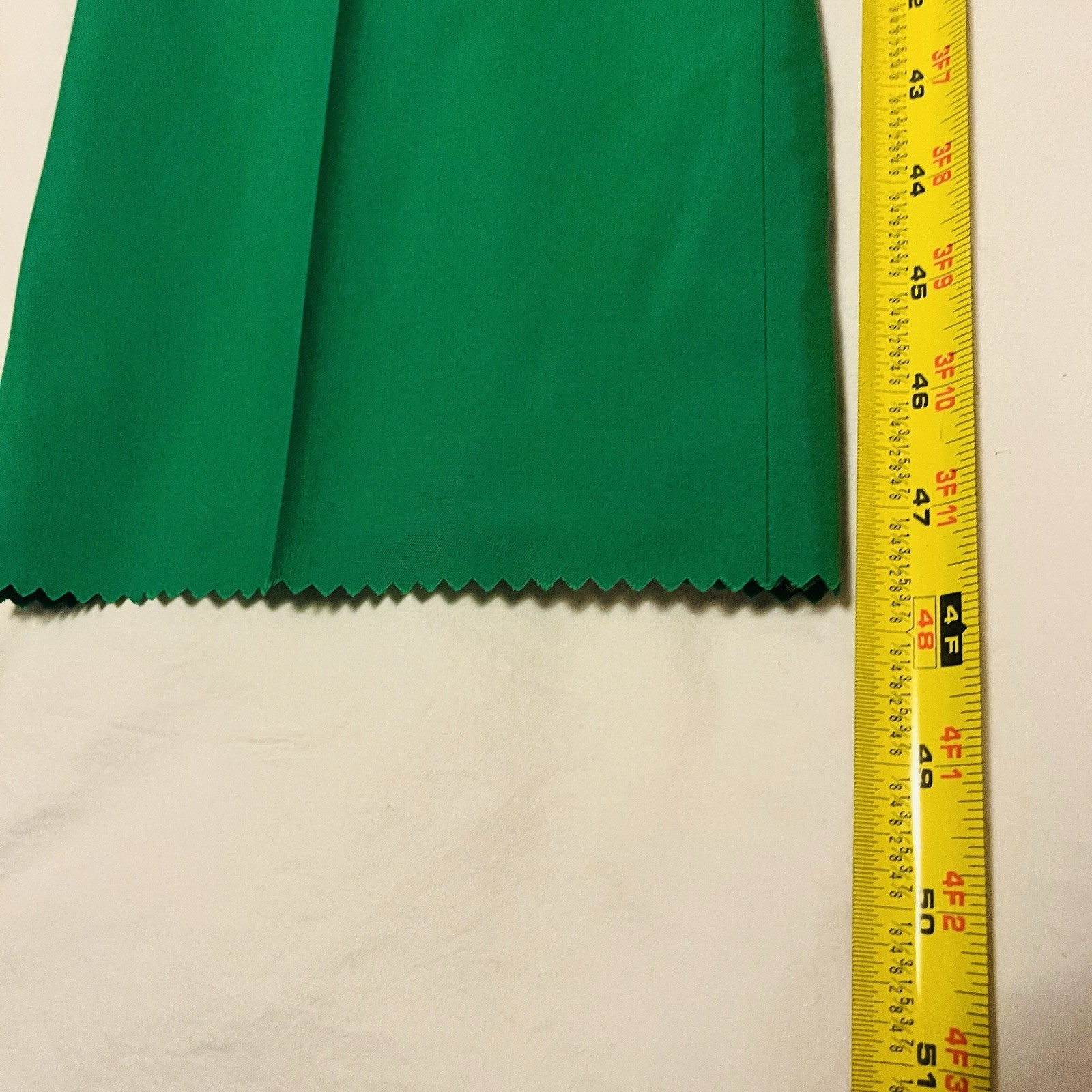Vintage Green Hubbard Golf Pants Slacks Polyester Cotton Disco NOS Deadstock 32