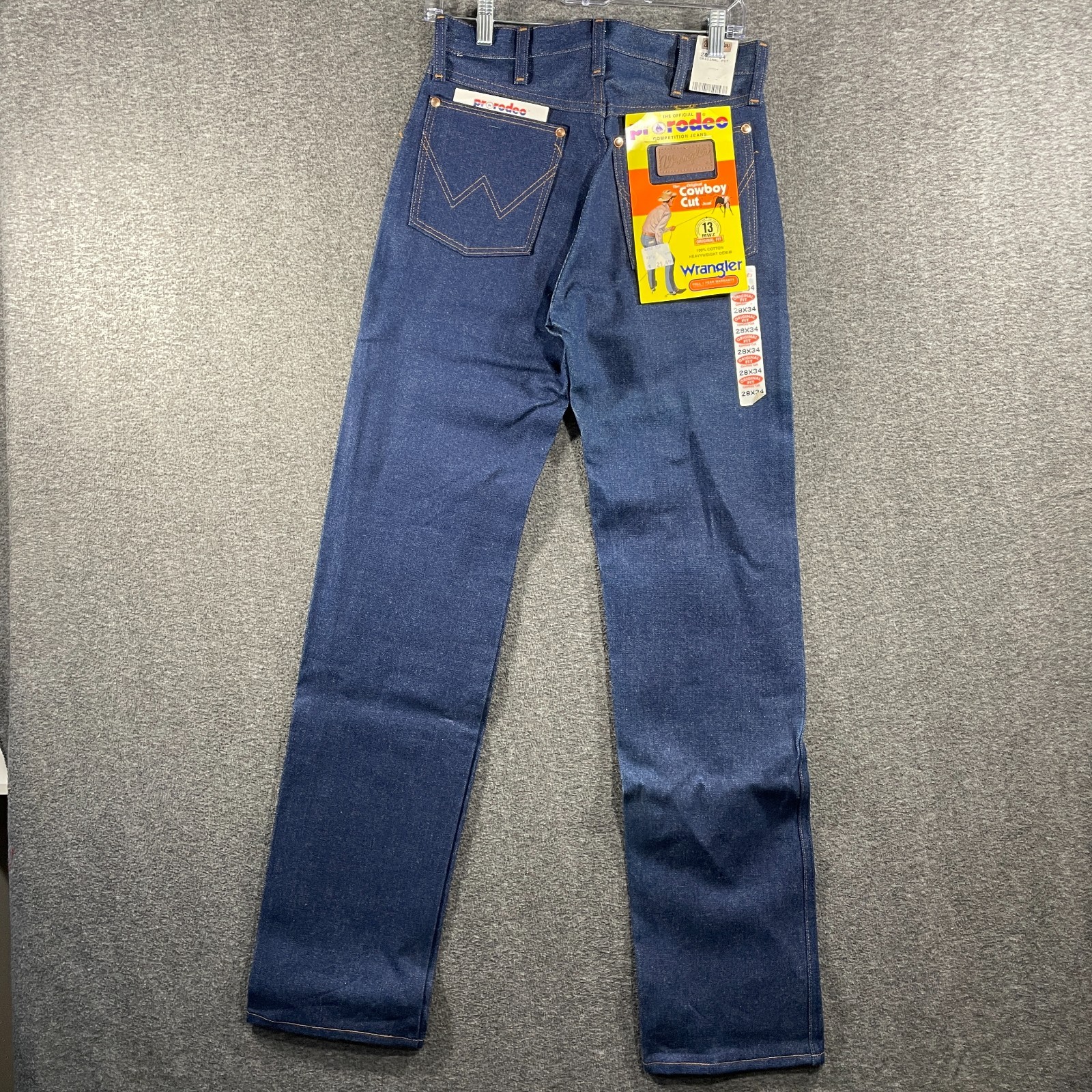 Vintage Wrangler Jeans Mens 28×34 90’s Deadstock Cowboy Cut 13MWZ Made in USA OG