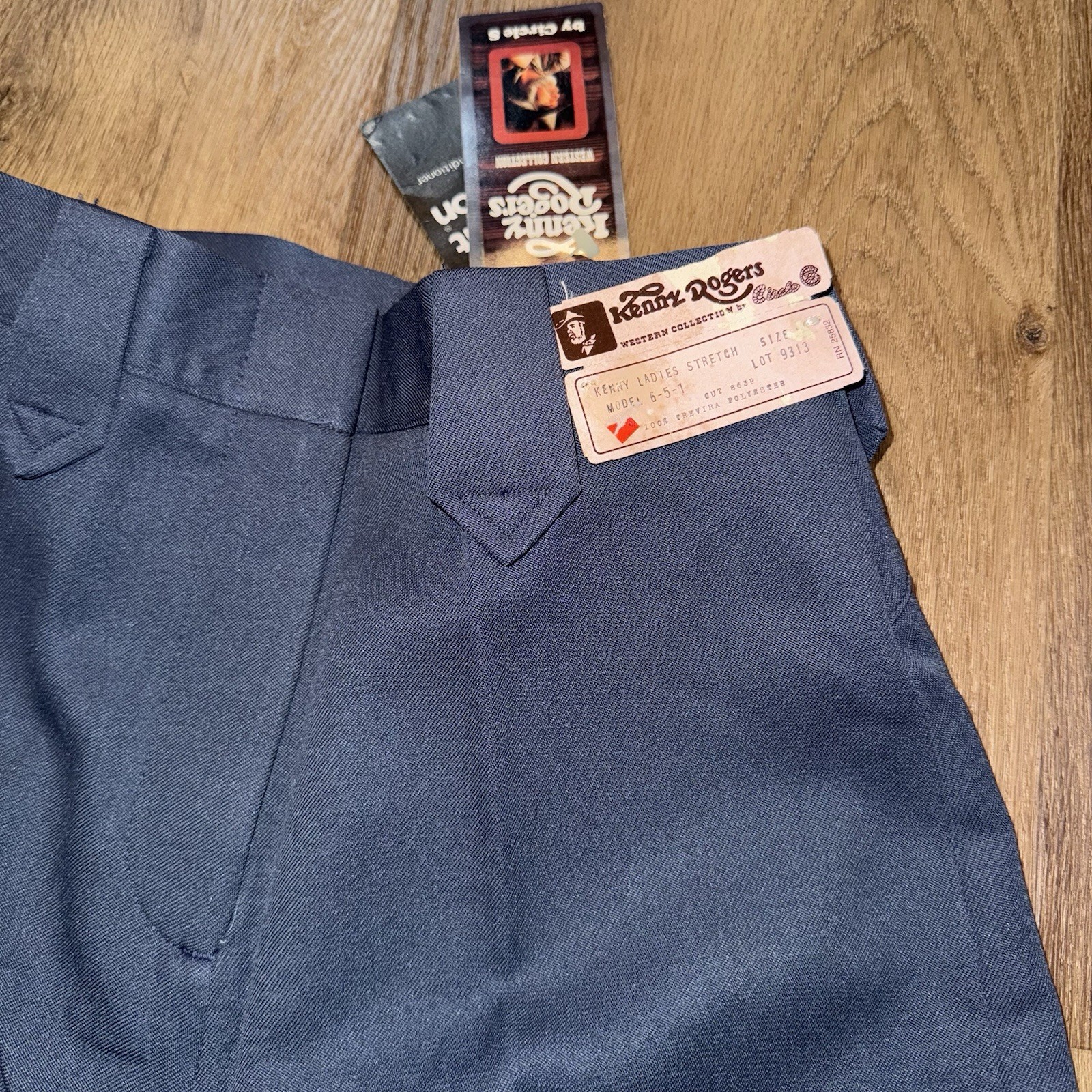 Circle S Western Pants Kenny Rogers Vtg 70s Flare Leg Rockabilly NEW Womens 6