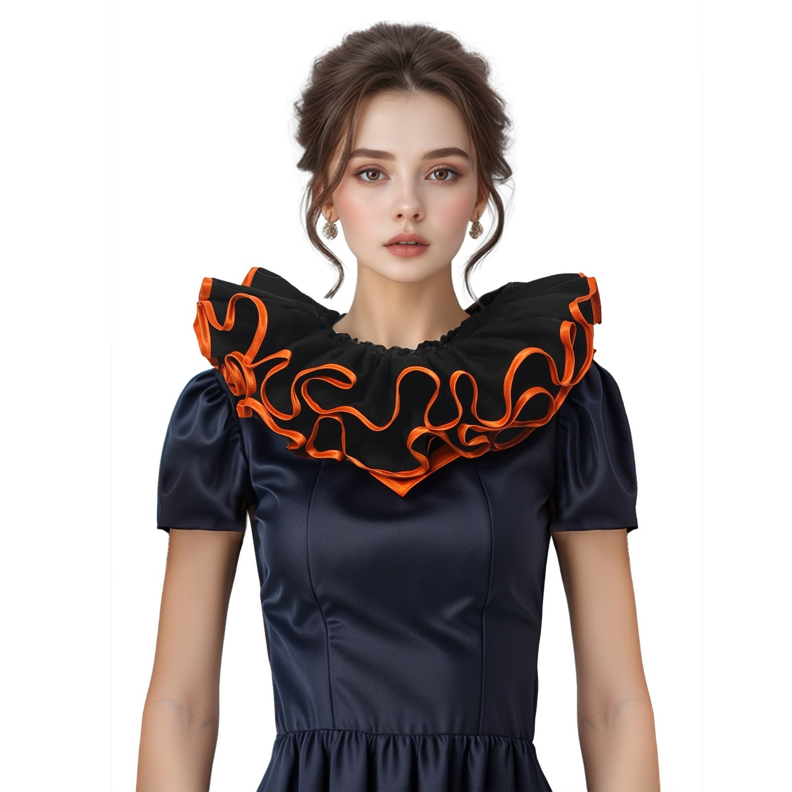 Renaissance Ruff Collar Clown Collar Victorian Collar Halloween Ruffle Collars