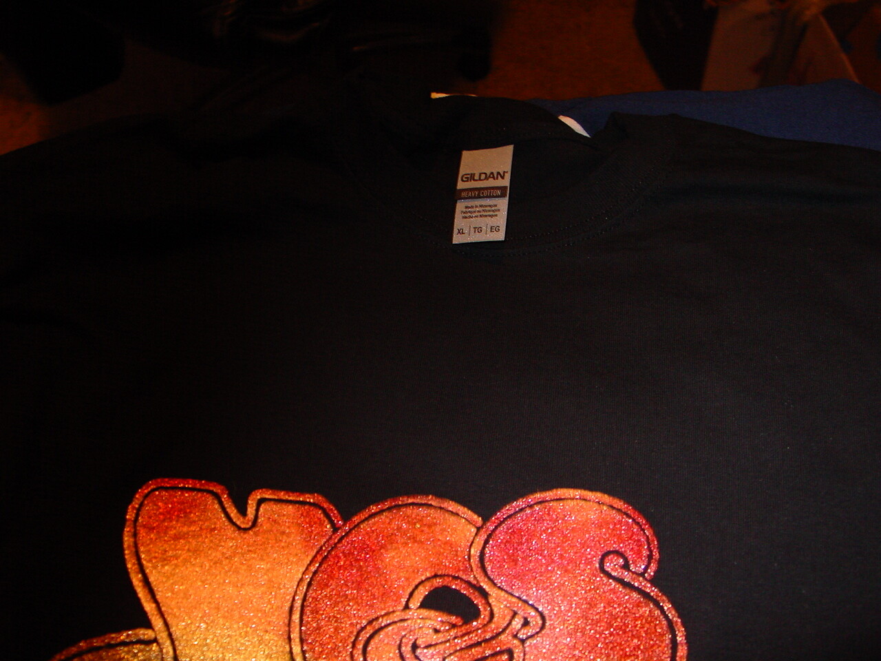 YES ROCK & ROLL BLACK T Shirt, VINTAGE IRON ON SIZE X-LARGE