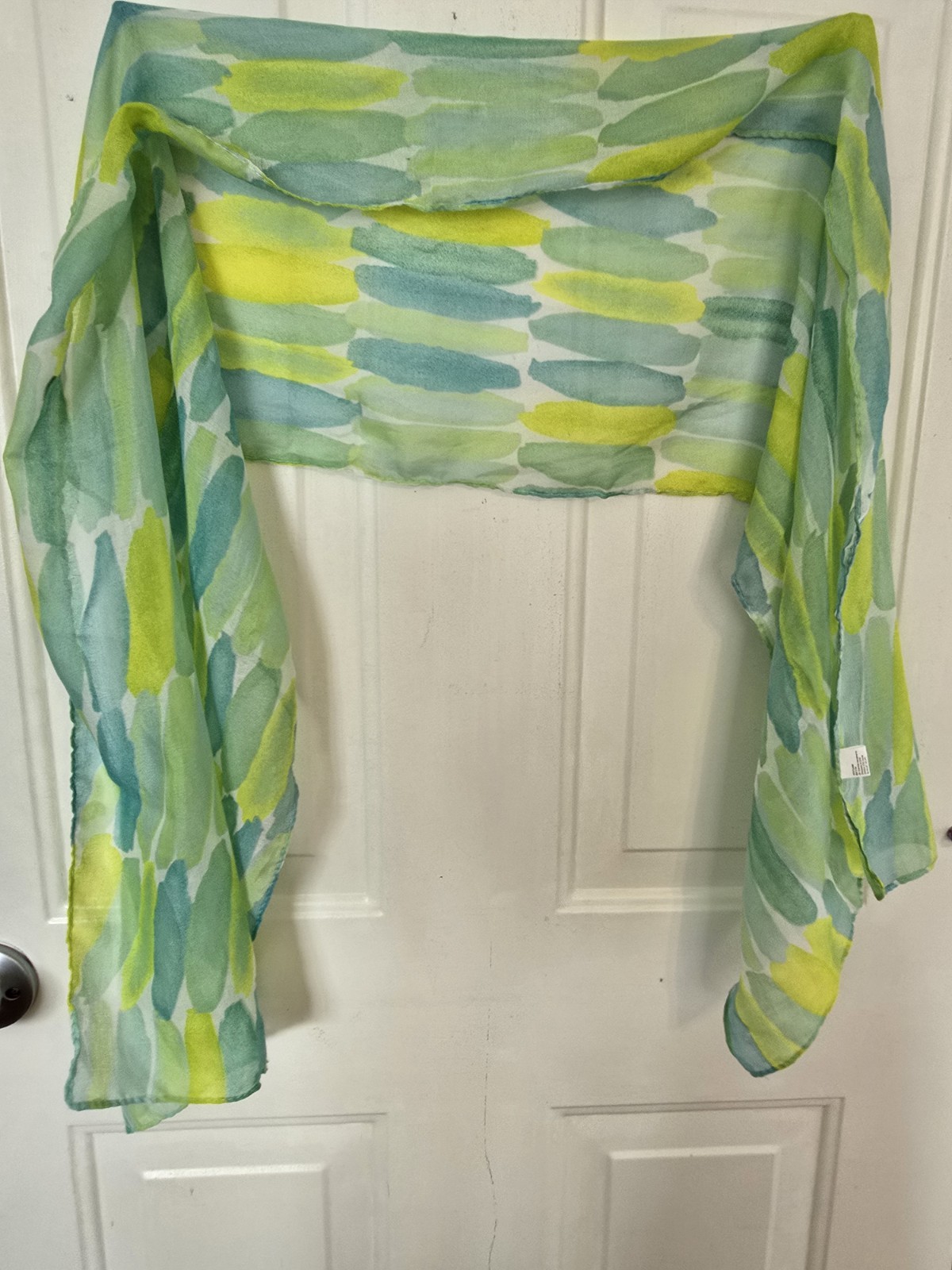 Lot of 10 Different VTG Scarves Long Multi-Color Various Fabric Blends