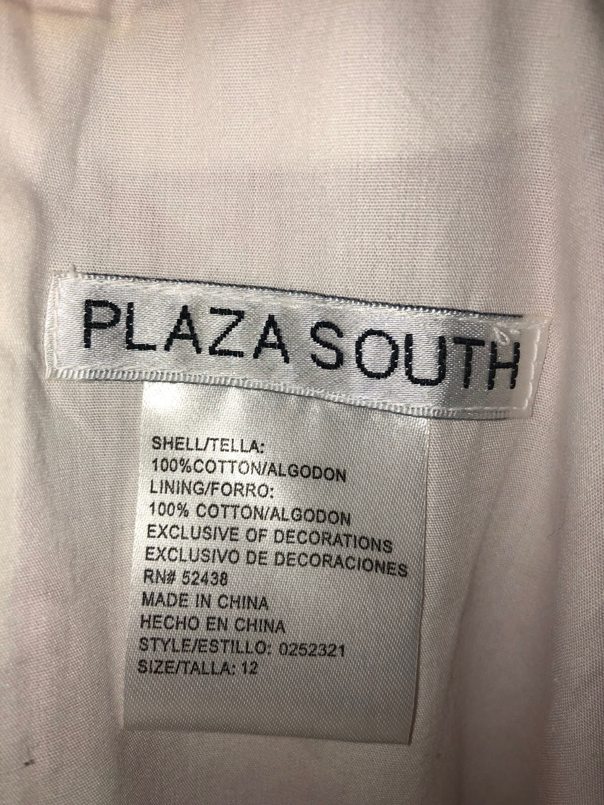 Plaza South Vintage Dress, Size 12, Pink Floral – Pink Ribbon and Cover-Up Incl.