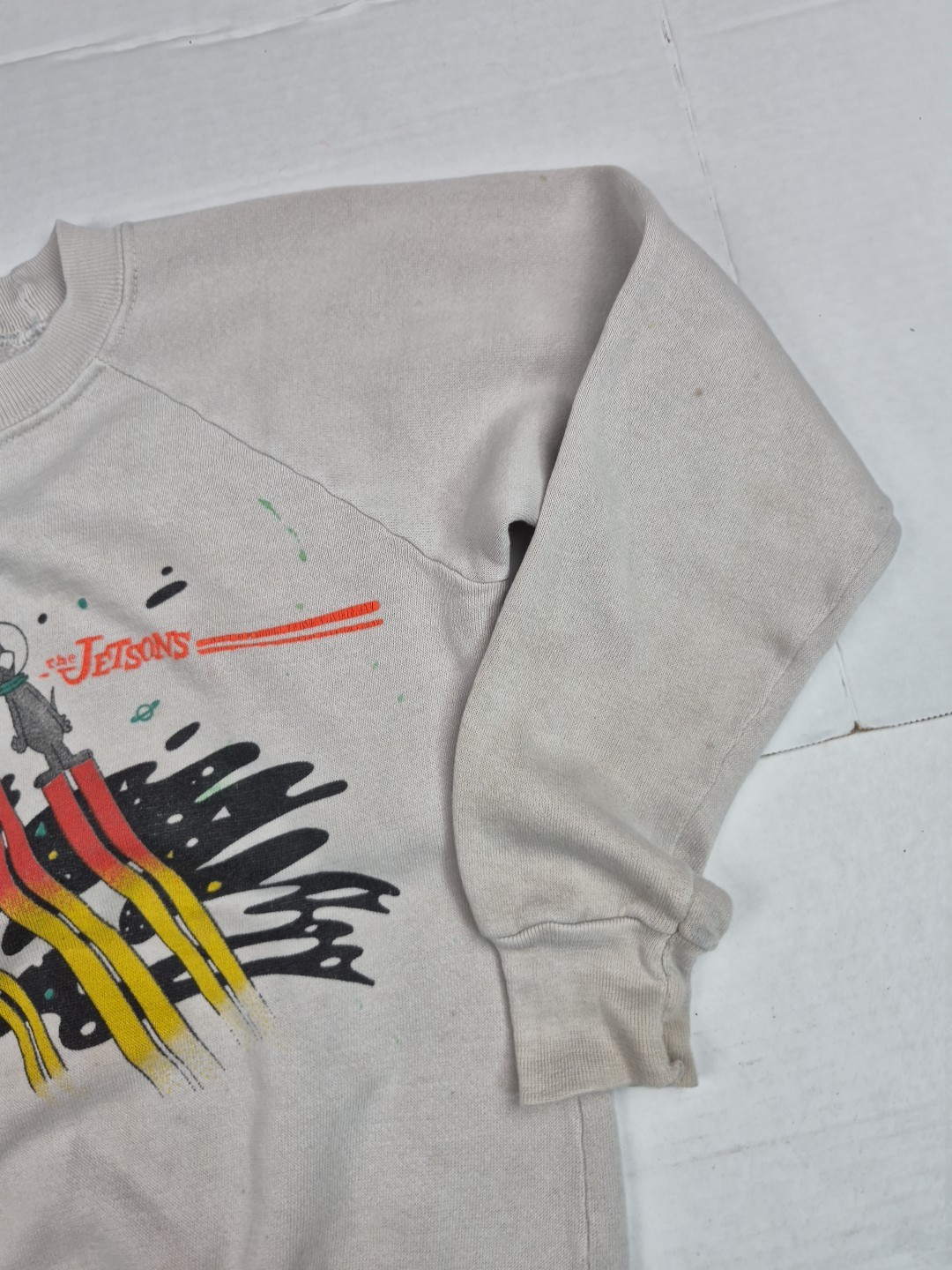 Vintage Jetsons Shirt HANNA BARBERA Kids 14/16 Made in USA 1985 Sweatshirt READ