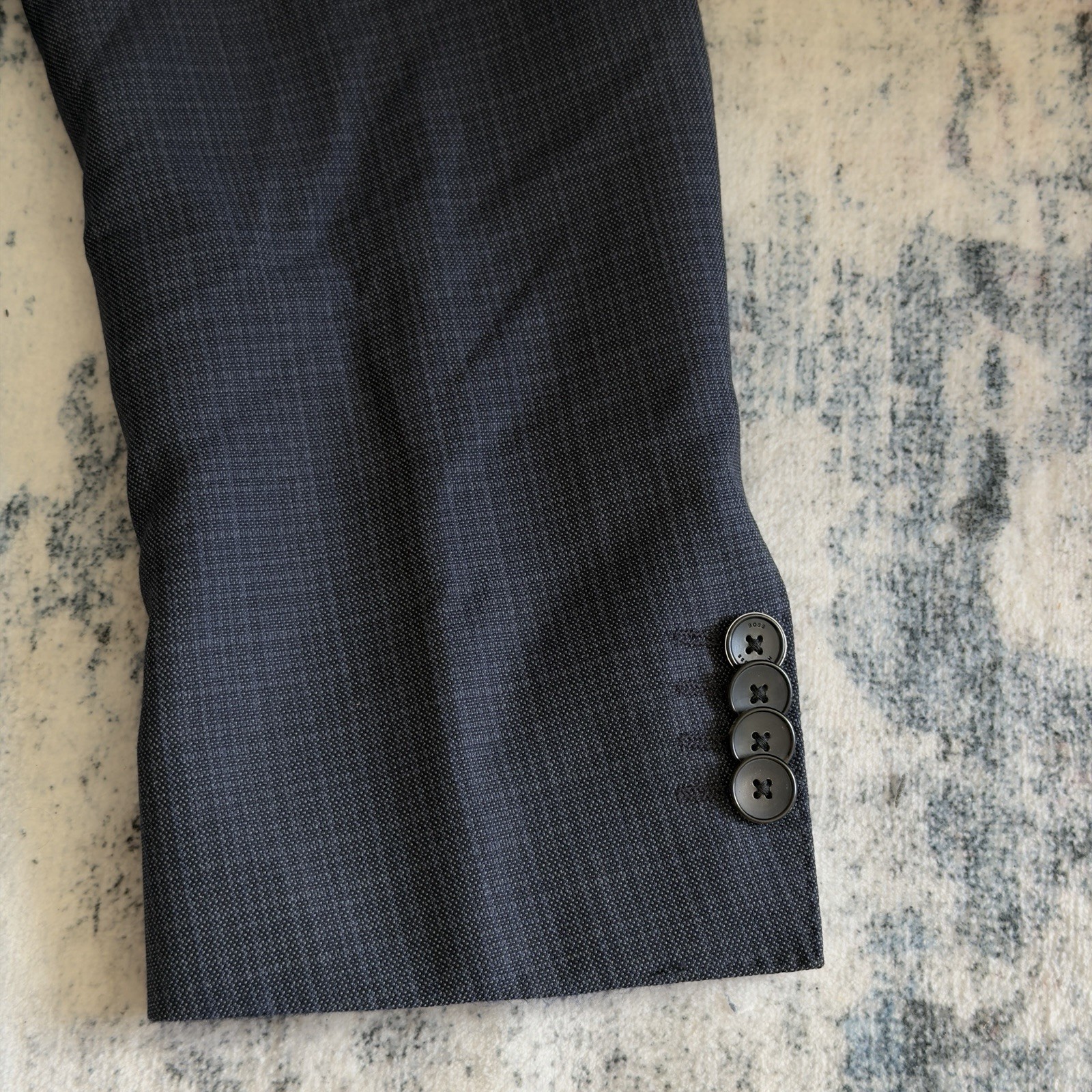 Hugo Boss Blazer Men 38R Blue Super 110 Reda Wool Slim Fit Huge6/Genius5 Read!!
