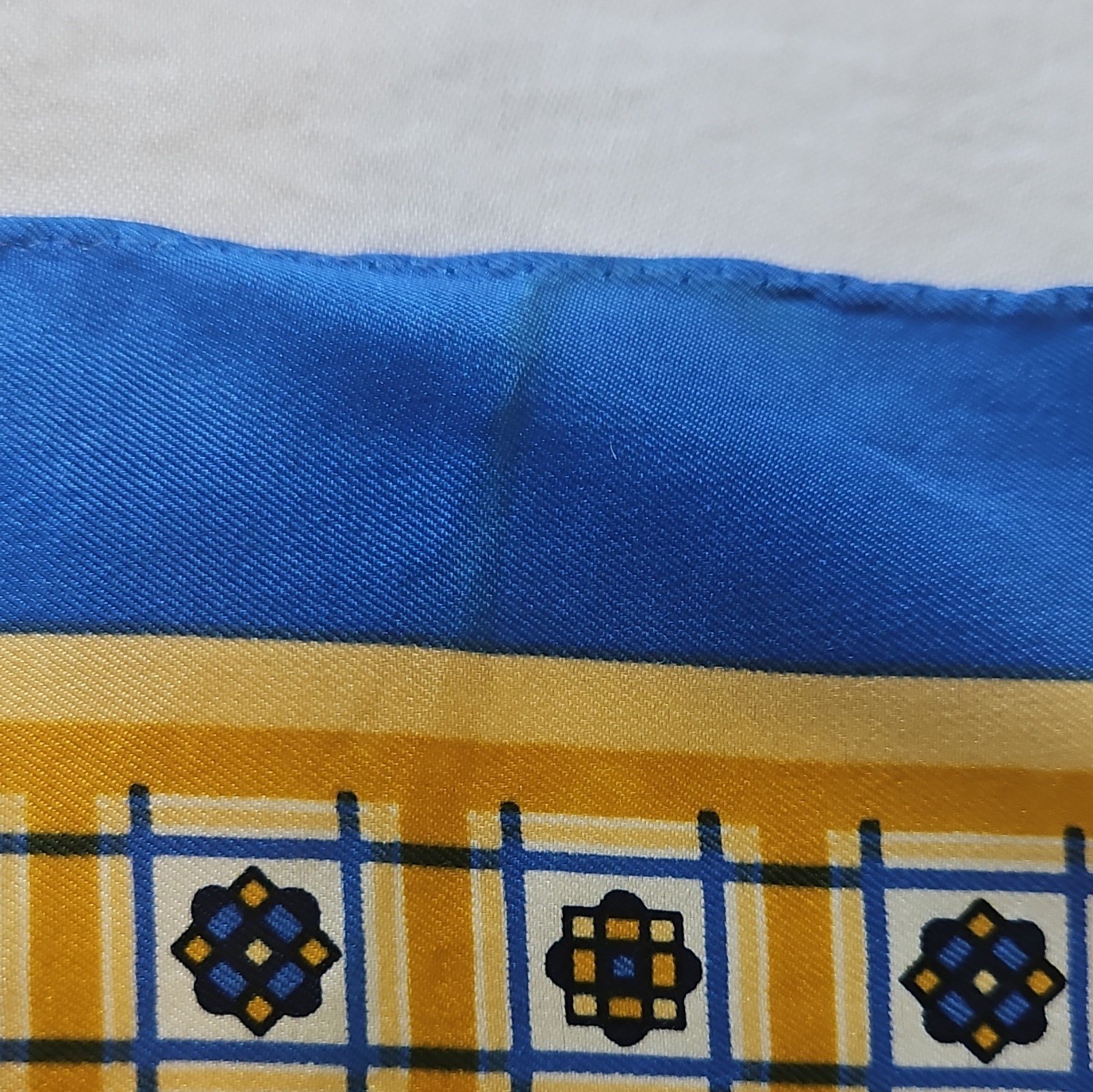 Vintage 60s-70s Schiaparelli Scarf. Measures About 22 Inches Square.