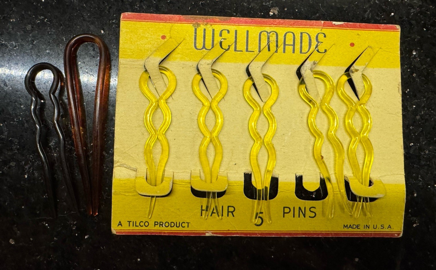 Vtg Hair Pins & Curlers Lot TIP TOP WELLMADE SCOLDY LOX + – Some Pieces NOS