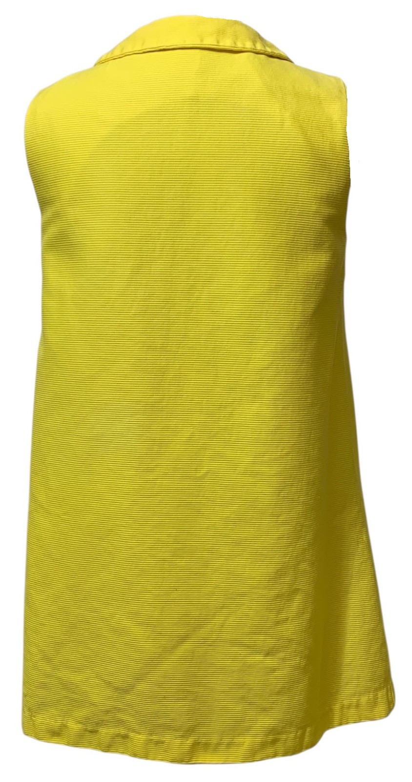 COLE of CALIFORNIA Vintage 60s Yellow Mod Sleeveless Shift Dress – Sz S