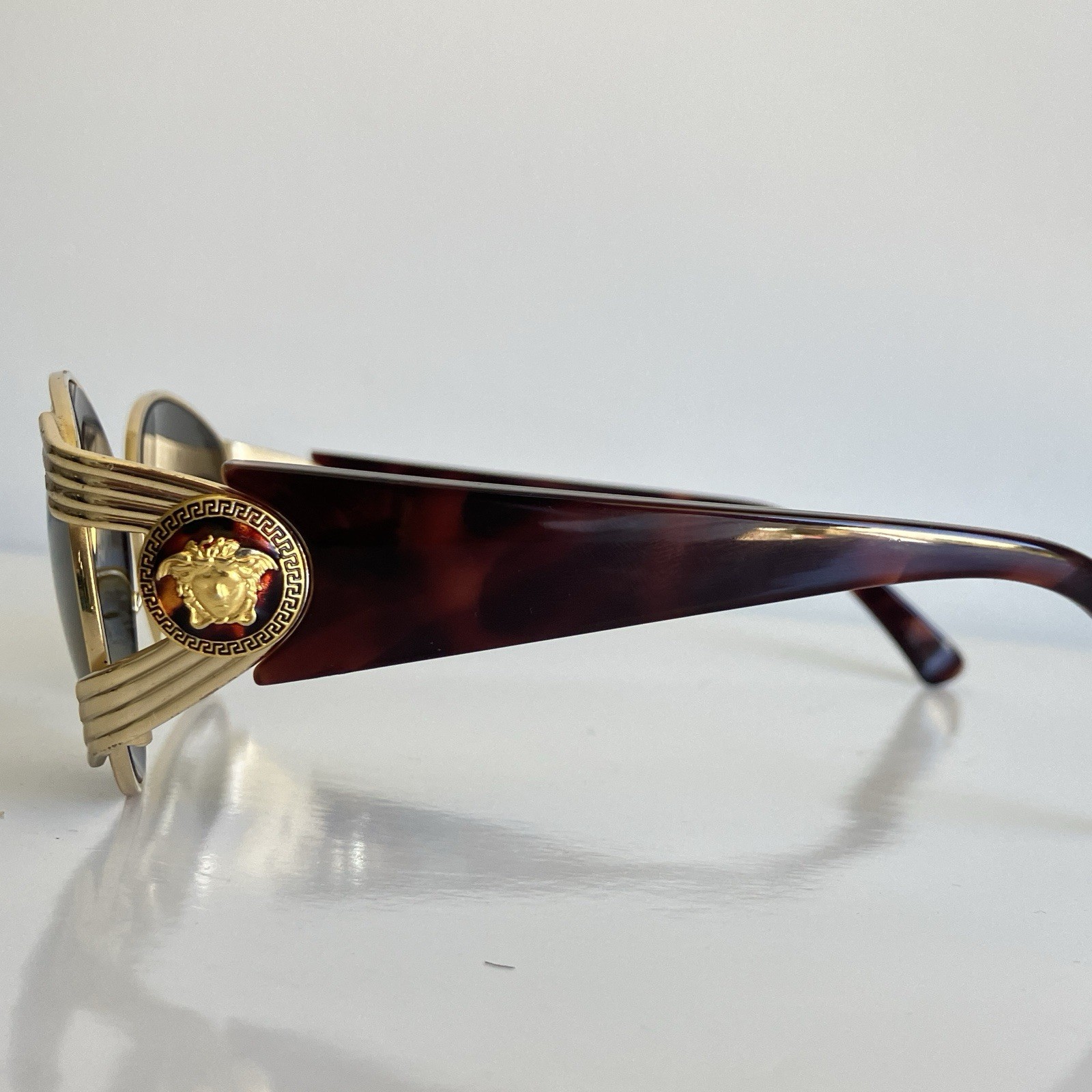 Gianni Versace Medusa sunglasses MOD S64 COL 030 In Excellent Condition
