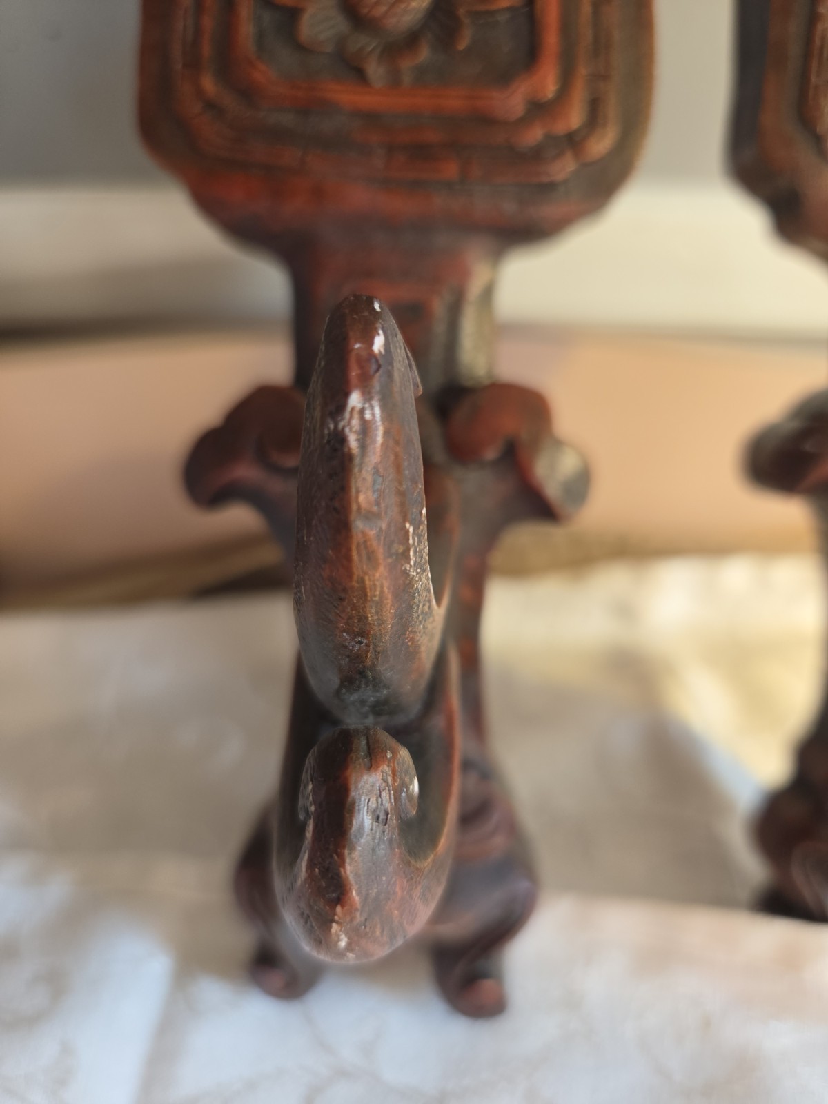 Vintage Elephant Wood Wall Hangers