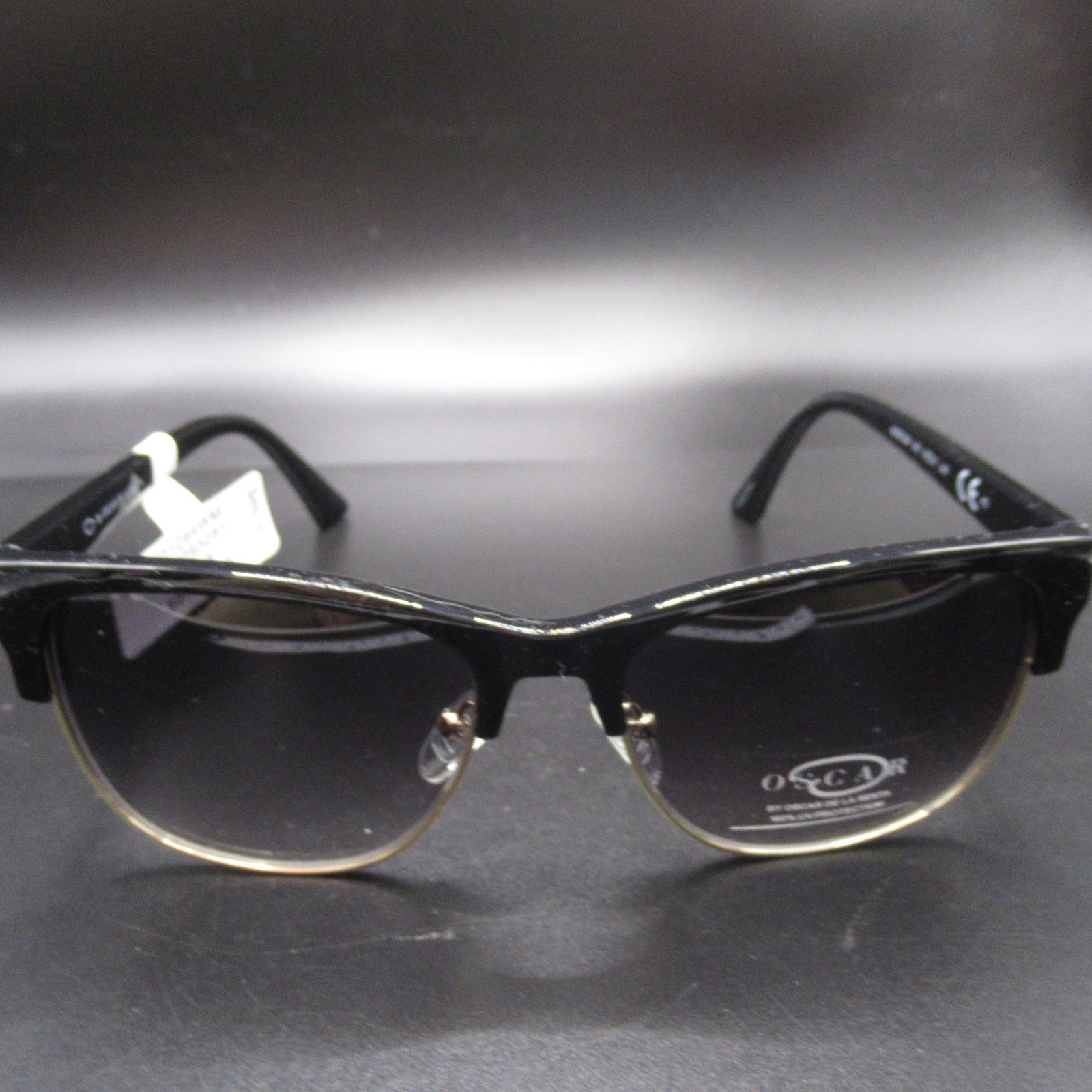 Oscar de la Renta Browline Sunglasses O1284WM Black & Gold 100% UV Protection