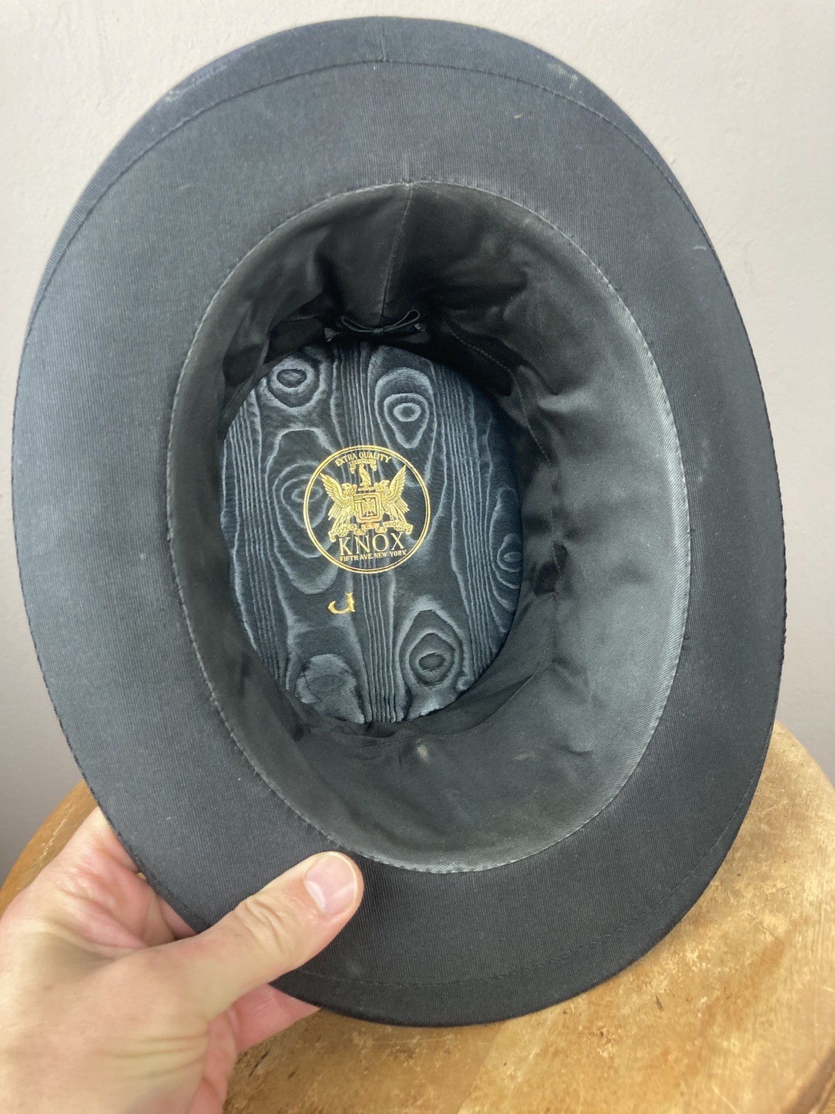 RARE XL Sz 7 1/2 -7 5/8 Antique Knox New York Collapsible Opera Hat – Gilded Age