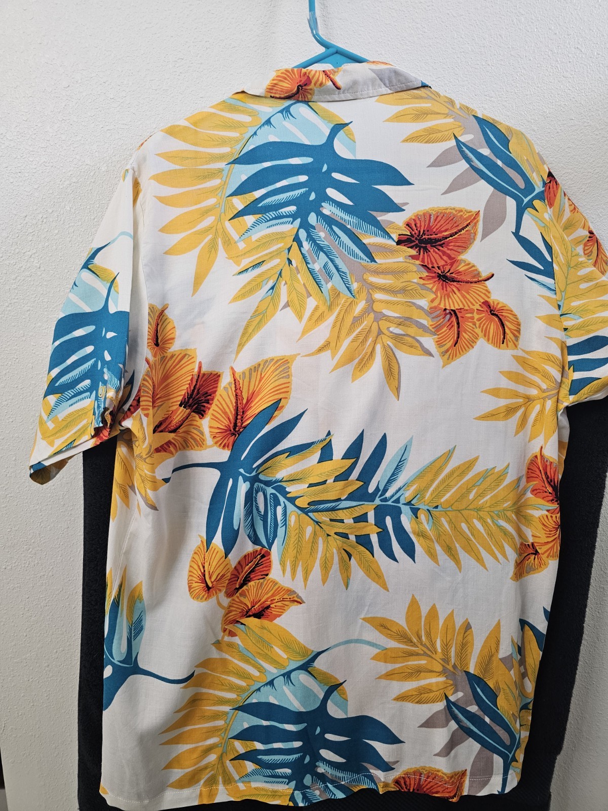 VTG OP Hawaiian Shirt Mens USA Made 100% Rayon Button Up Casual Size XL