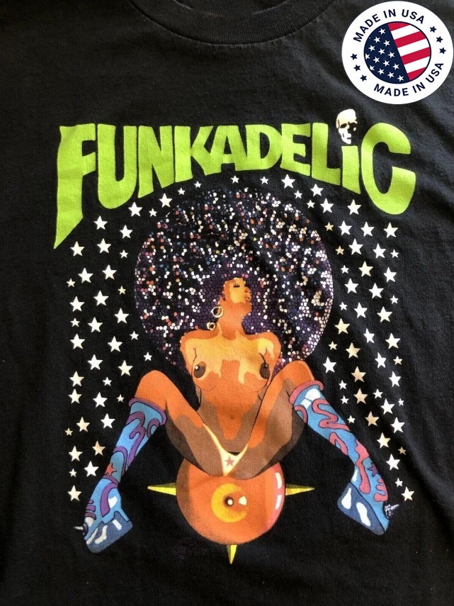 Funkadelic Band Unisex T-Shirt Cotton S-2345XL Black Reprint TT8374