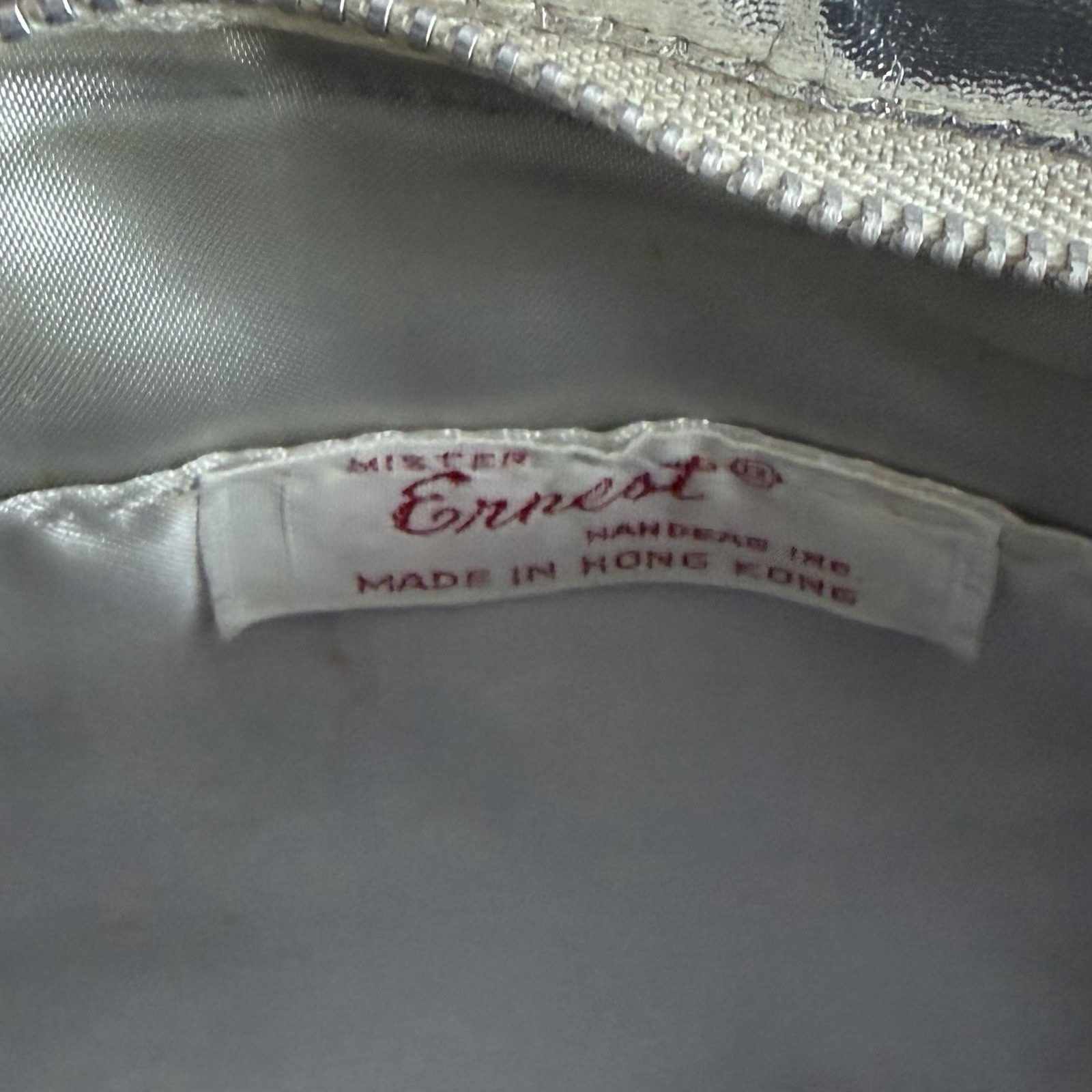 Vintage Silver Mesh Shoulder Bag for Evening by Mister Ernest