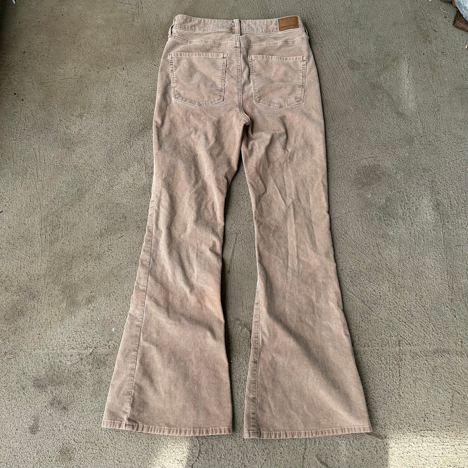 American Eagle High Rise Corduroy Flare Pants Women’s 6