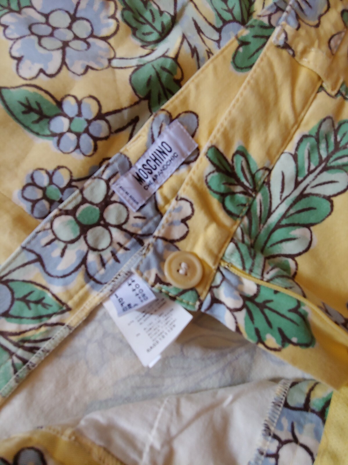 Vintage woman MOSCHINO CheapandChic made Italy TROUSERS size 30-44 approx M RARE