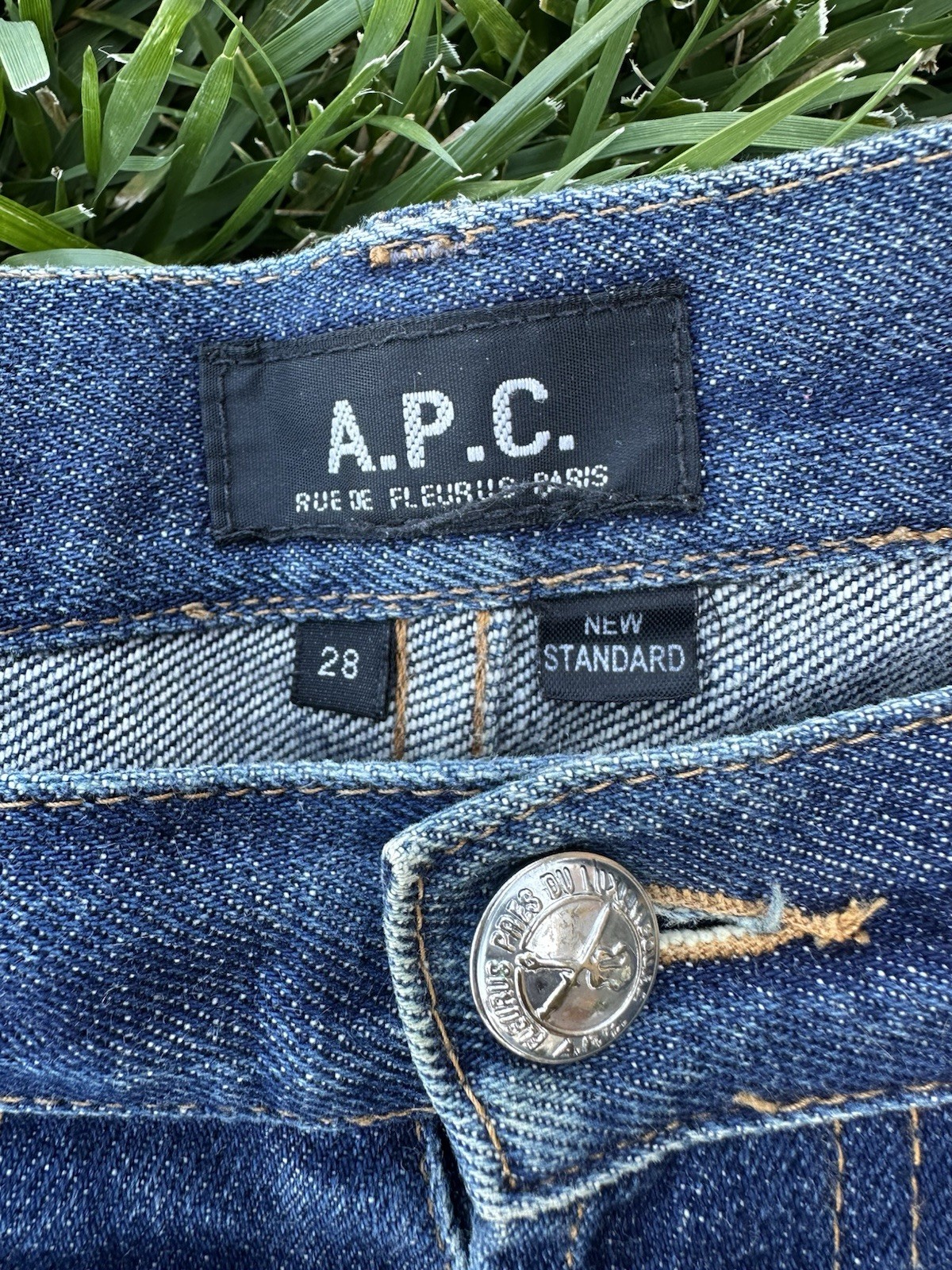 Vintage A.P.C. New Standard Selvedge Denim Jeans size 28