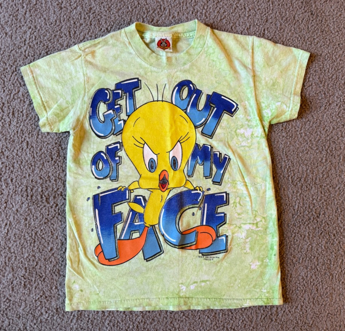 VTG 90s Cartoon Kid’s Youth T-Shirts Lot – Looney Tunes; Tweety; Snoopy; TMNT