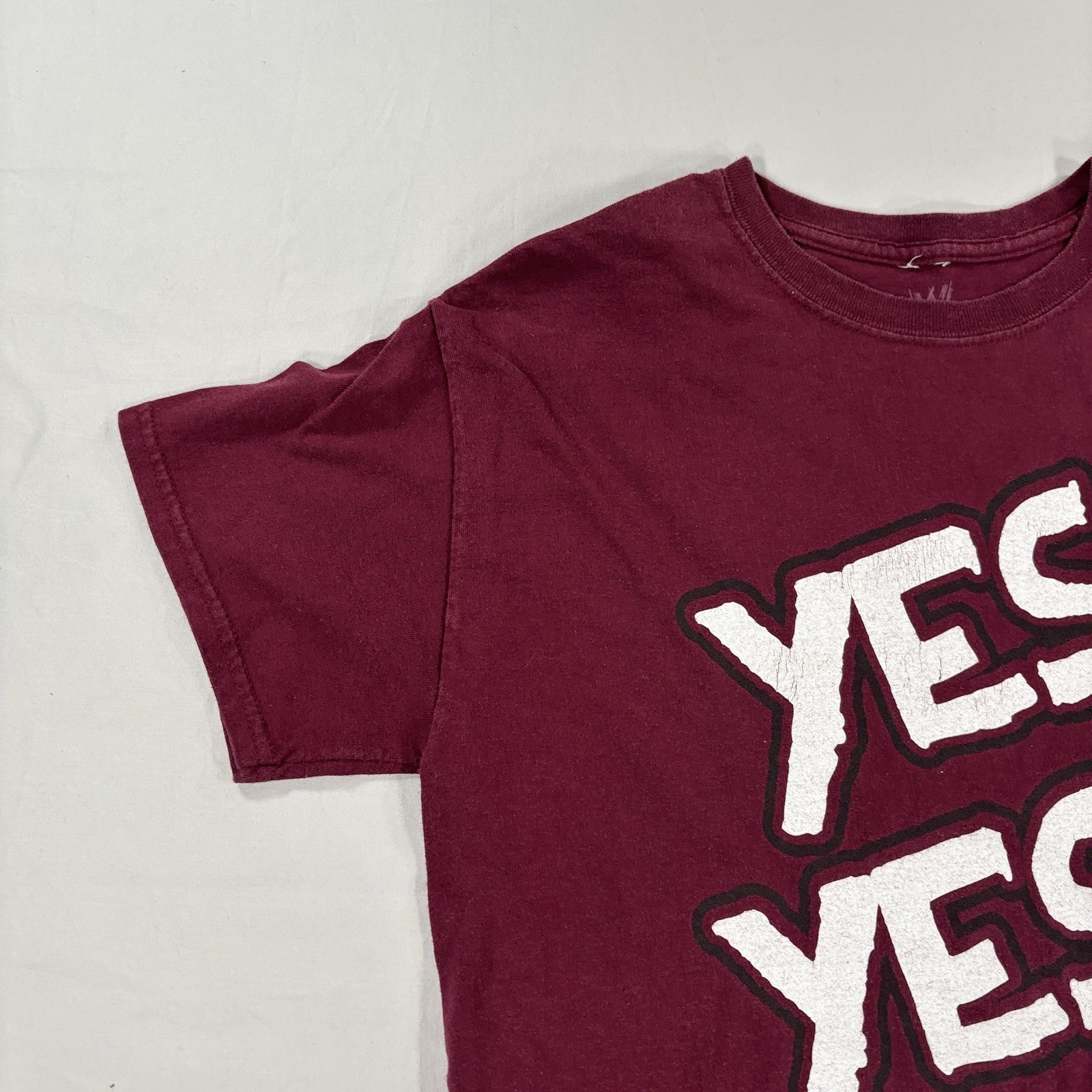 WWE Daniel Bryan Shirt Mens Medium Maroon Yes Yes Yes Graphic Tee