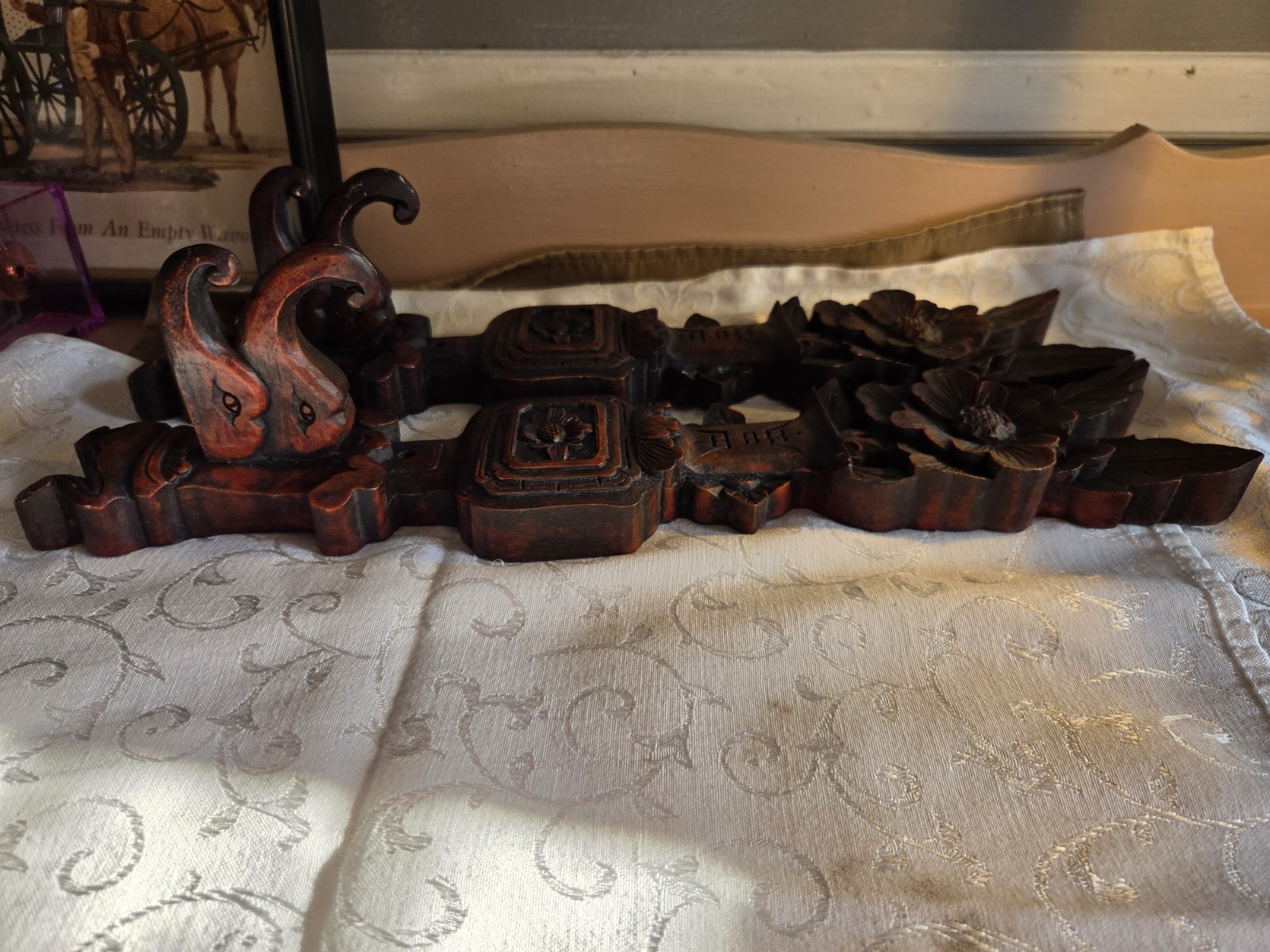 Vintage Elephant Wood Wall Hangers