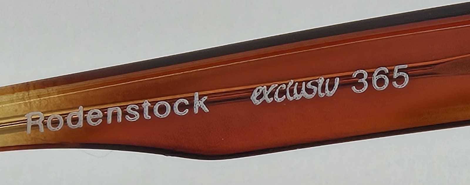 Vintage Rodenstock Exclusiv 365 Rodaflex Frames Only 59-15-140 Amber Unisex R1