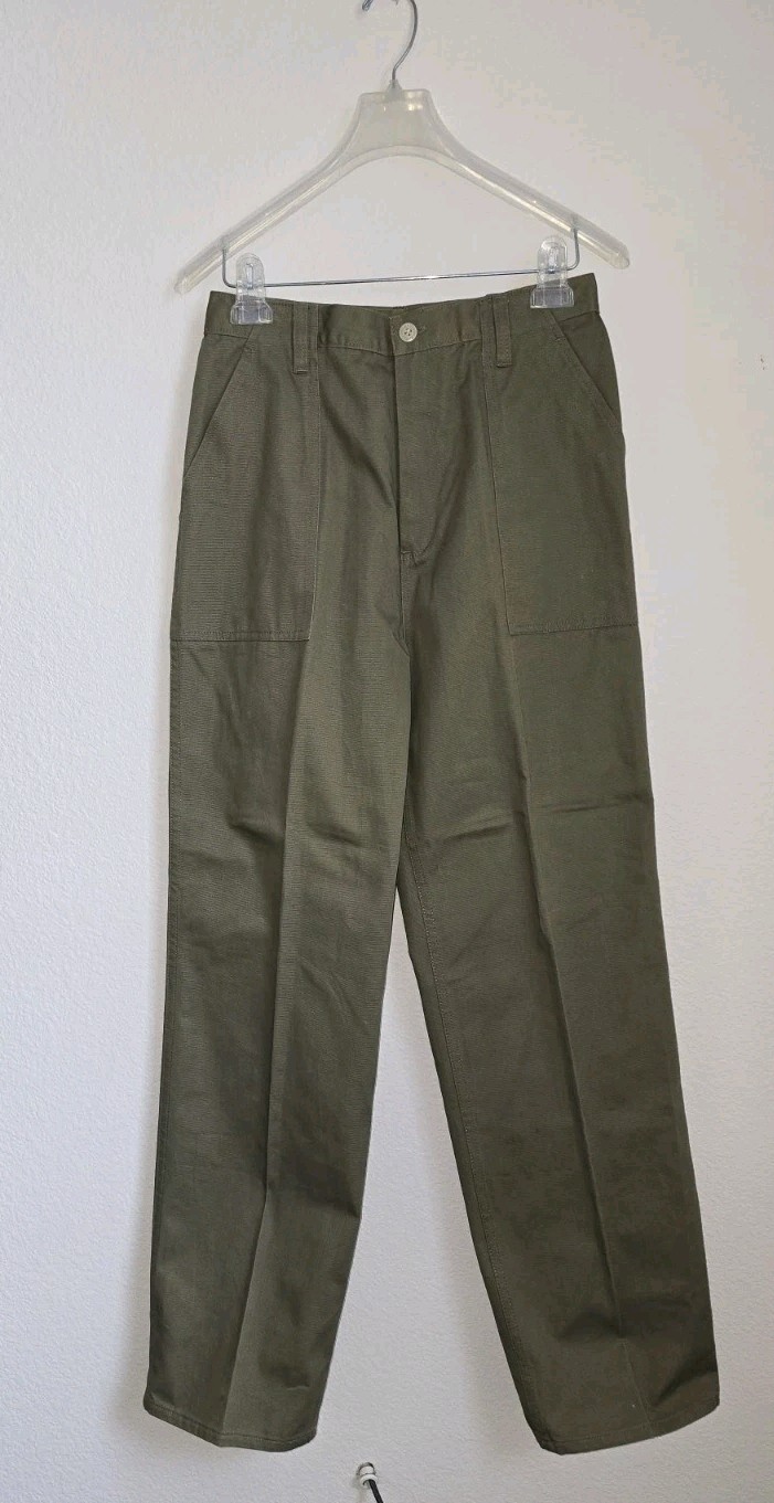 NOS NWT Vintage Ralph Lauren Womens Cargo Pants SZ 12 High Waisted Green Khaki