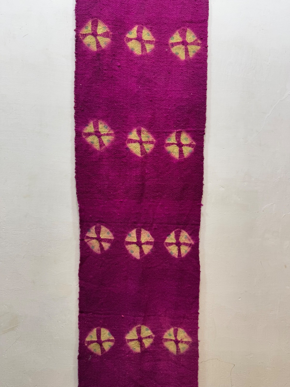 Vintage Beautiful Hand Made Stole Fabric Textile Shawl 250×42 Cm