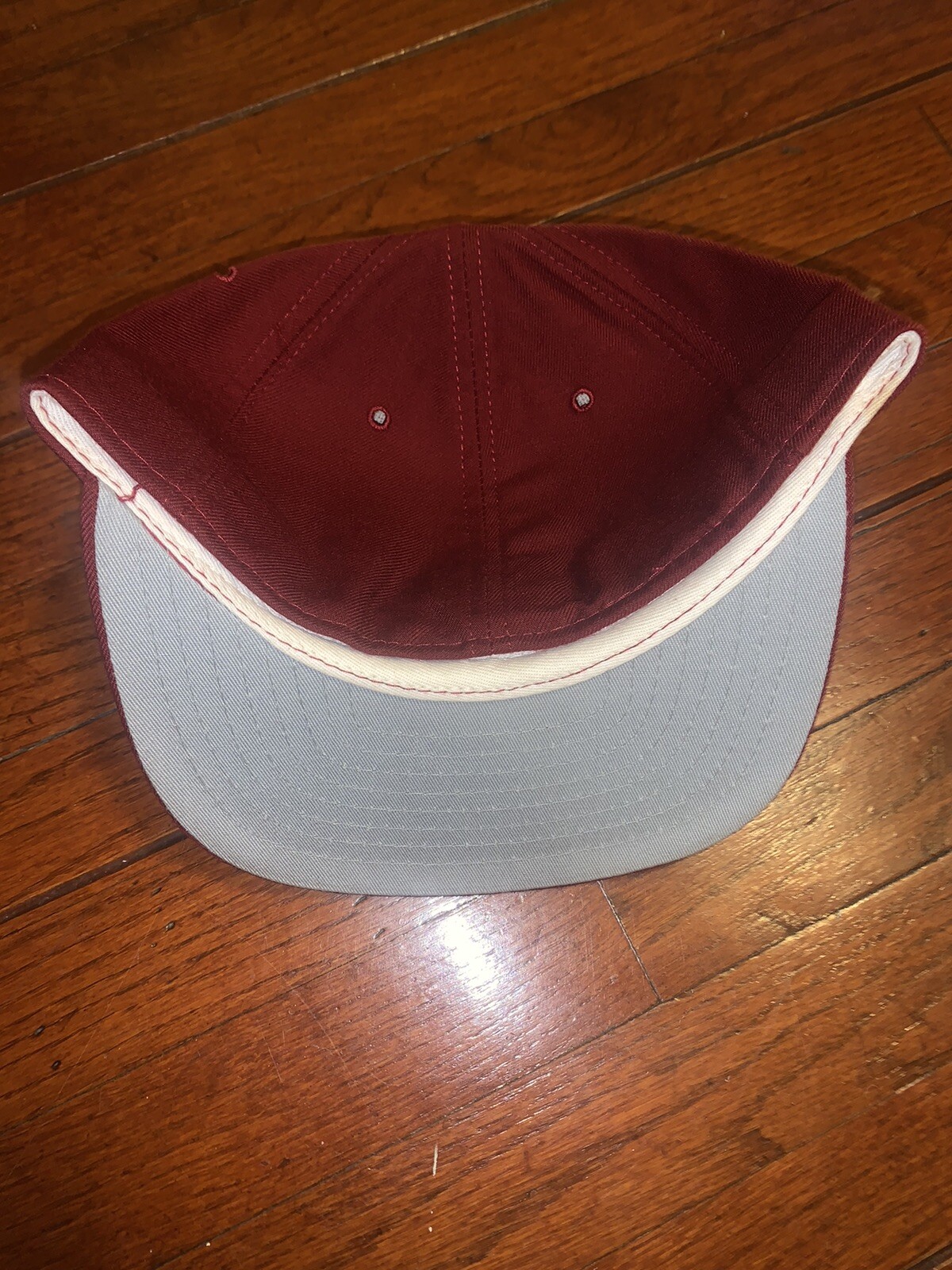 Vintage NOS Blank New Era Sz. 6 7/8 SCARLET Fitted Cap MLB Pro Model Phillies