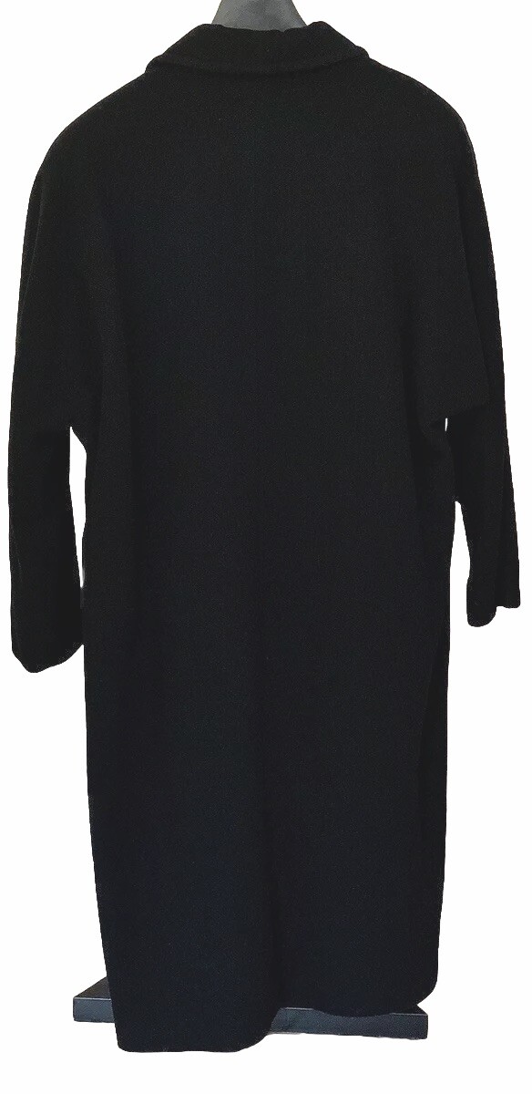 Vintage Peacoat Petite 10 Black Women’s Couture Oleg Cassini Coat Made in Canada