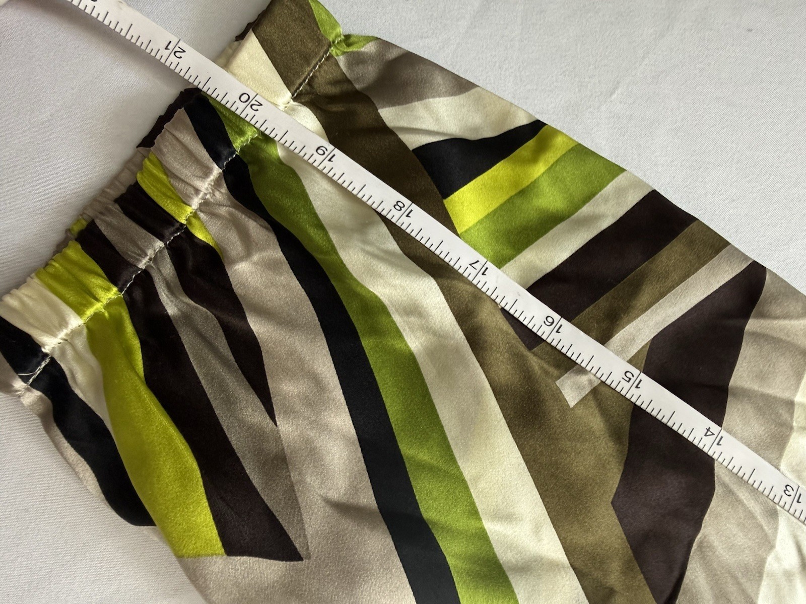Vintage Oleg Cassini Silk Shift Dress Size 6 Abstract Geometric 80s 90s Designer