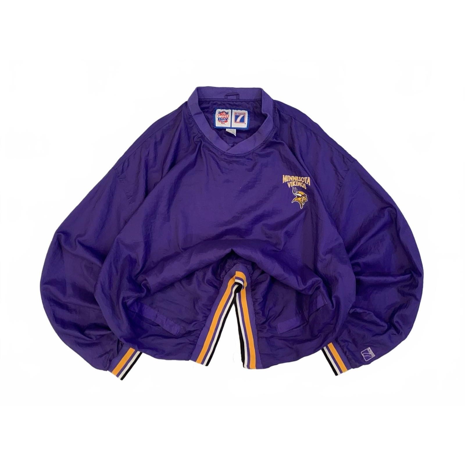 NFL Minnesota Vikings Game Day Pullover Windbreaker Purple 2XL