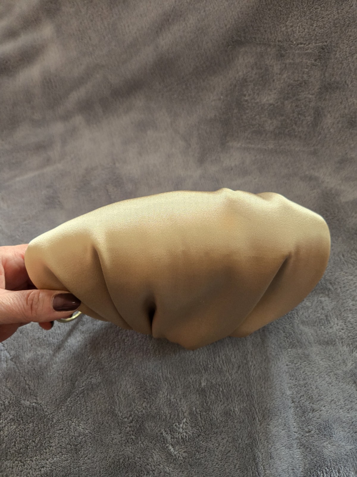Vintage Hand Clutch From Daytona Champagne Colored