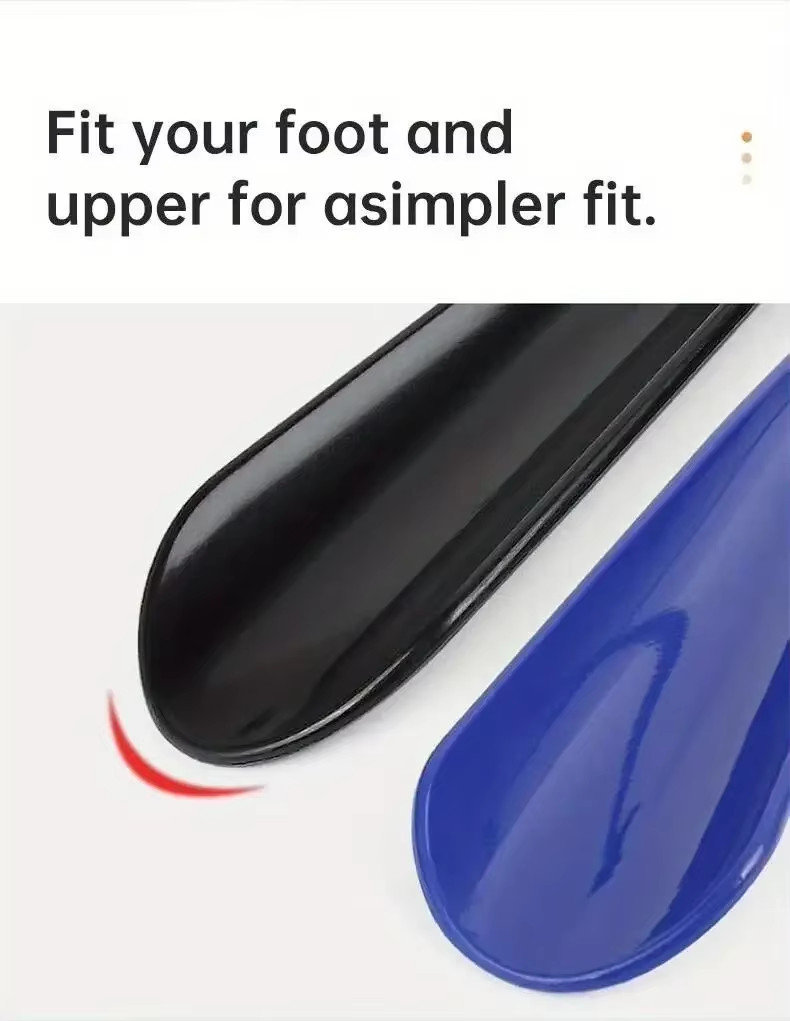 1PC Extra Long Flexible Plastic Shoe Horn – No Bending, Durable Shoe Spoon Assis